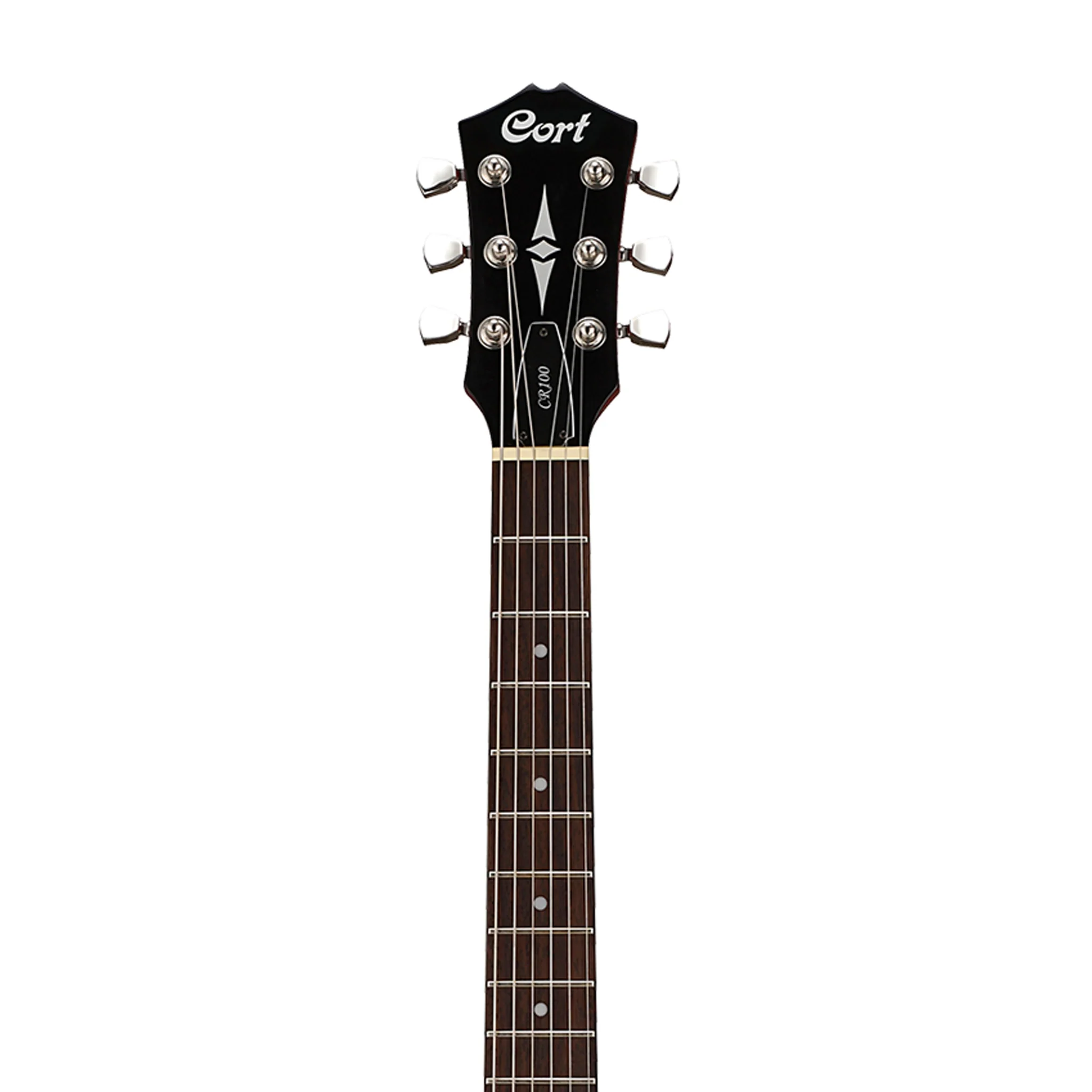 Cort CR100-CRS Electric Guitar, Cherry Red Sunburst - Image 3