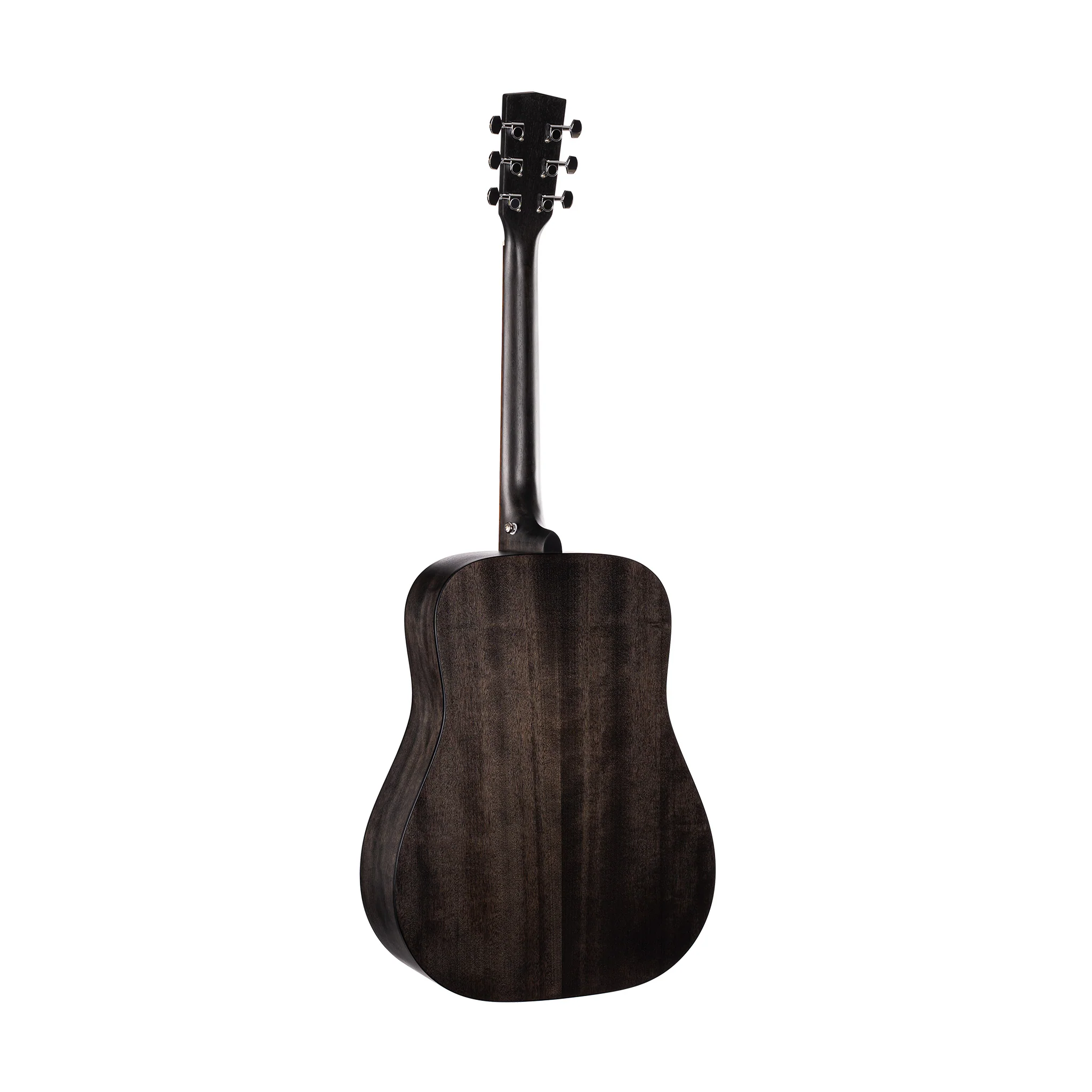 Cort Earth 60M Acoustic Guitar w/Bag, Open Pore Trans Black - Image 2