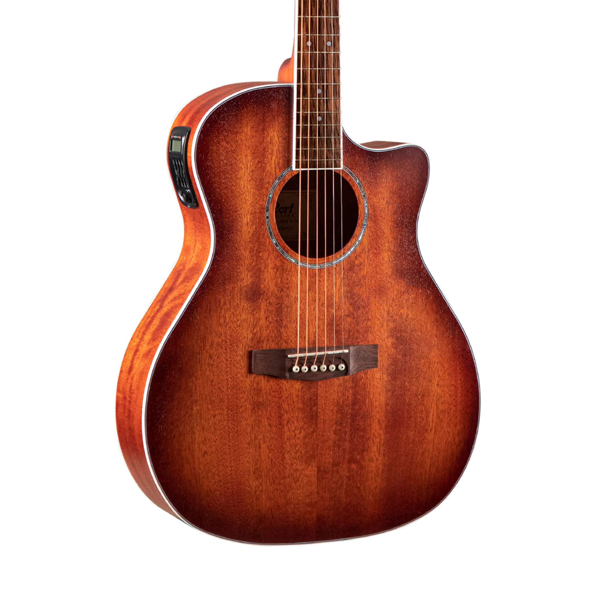 Cort GA-MEDX-M-OP Acoustic Guitar w/Bag, Open Pore - Image 2