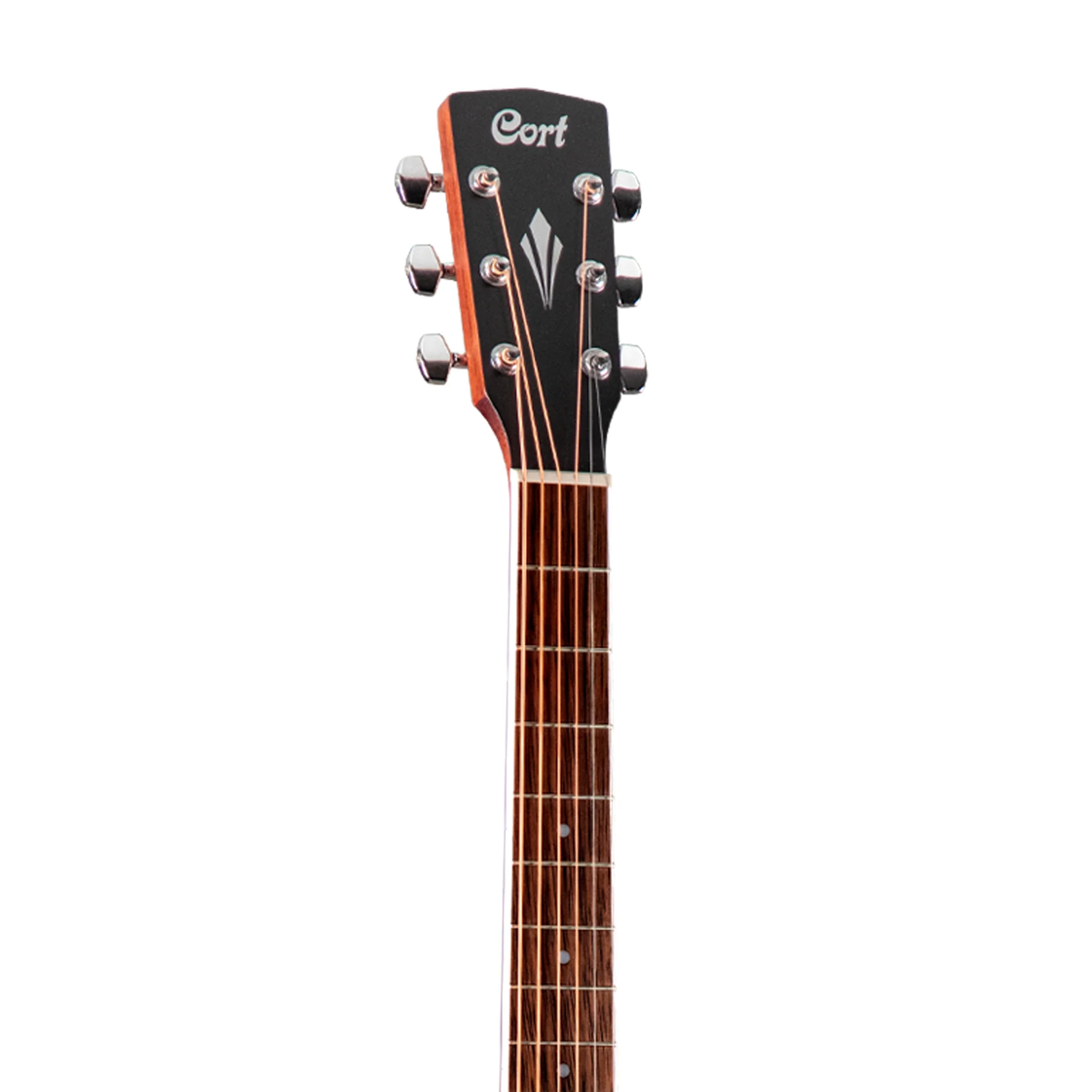 Cort GA-MEDX-M-OP Acoustic Guitar w/Bag, Open Pore - Image 3