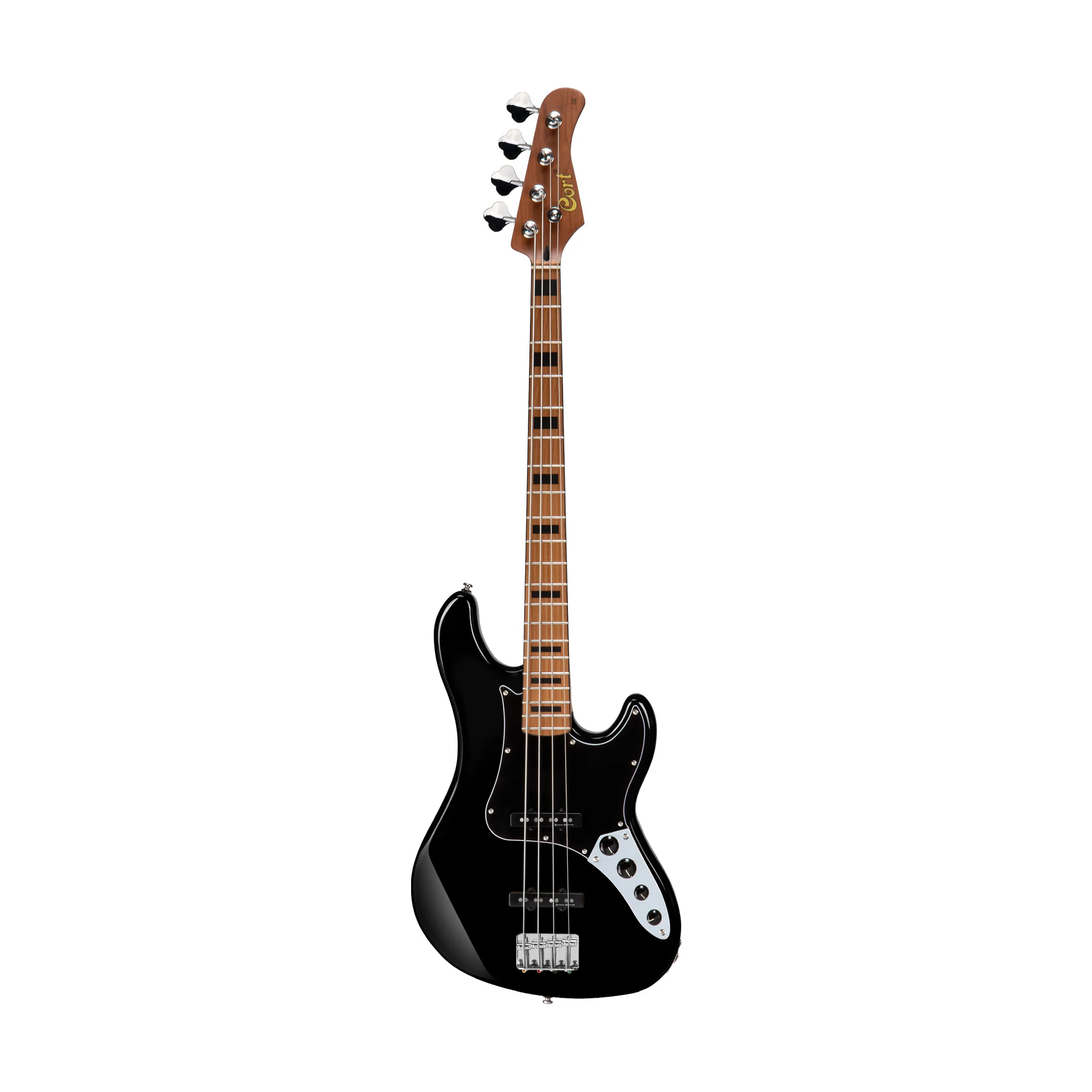 Cort GB64JJ-BK Electric Bass Guitar, Black
