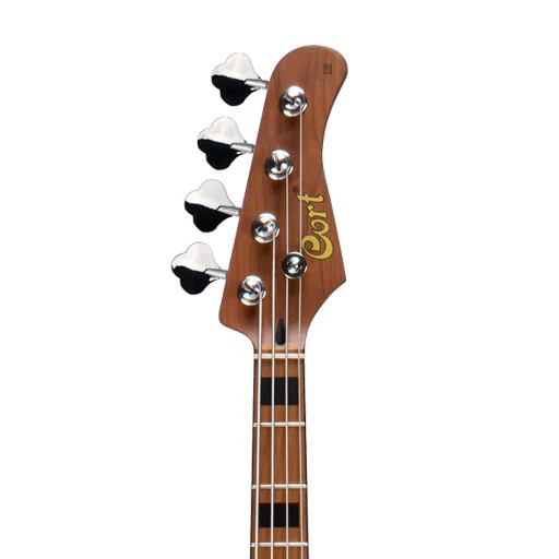 Cort GB64JJ-BK Electric Bass Guitar, Black - Image 3