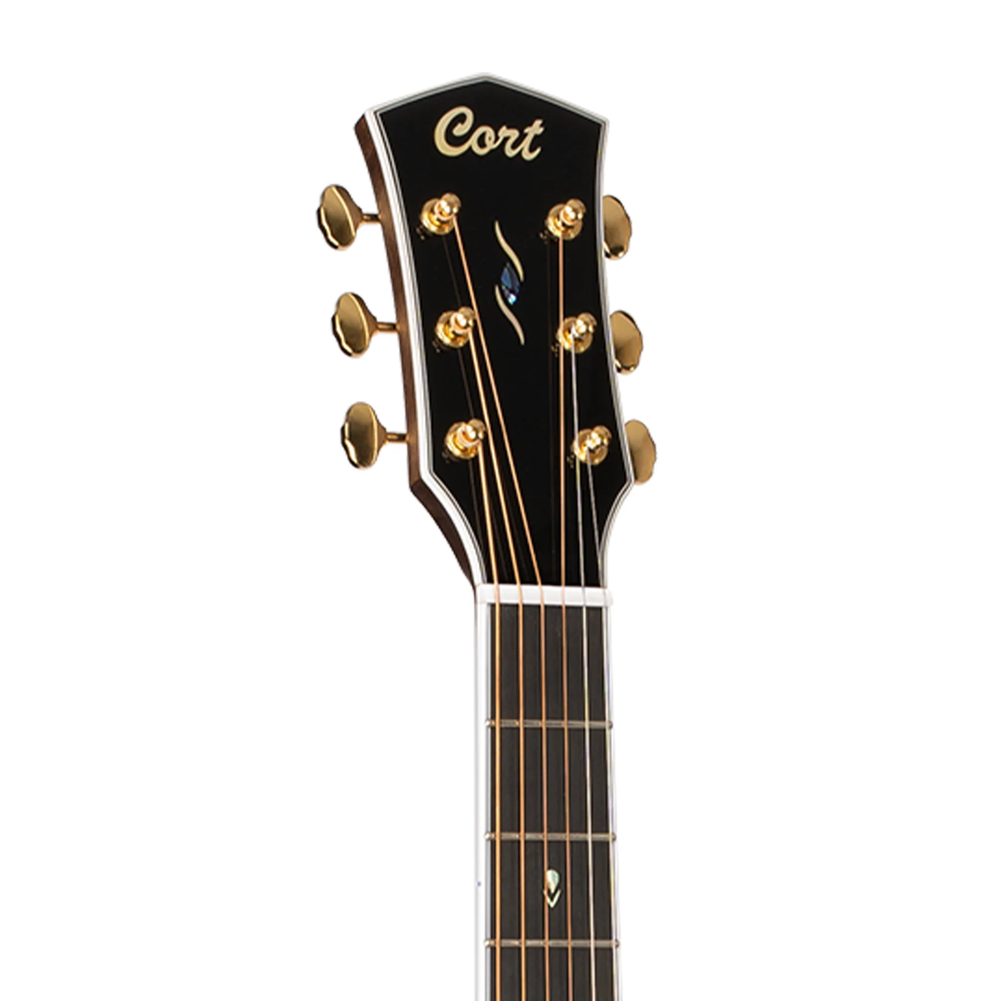 Cort Gold-OC8-NAT Non-Nylon Acoustic Guitar w/Case, Natural - Image 3