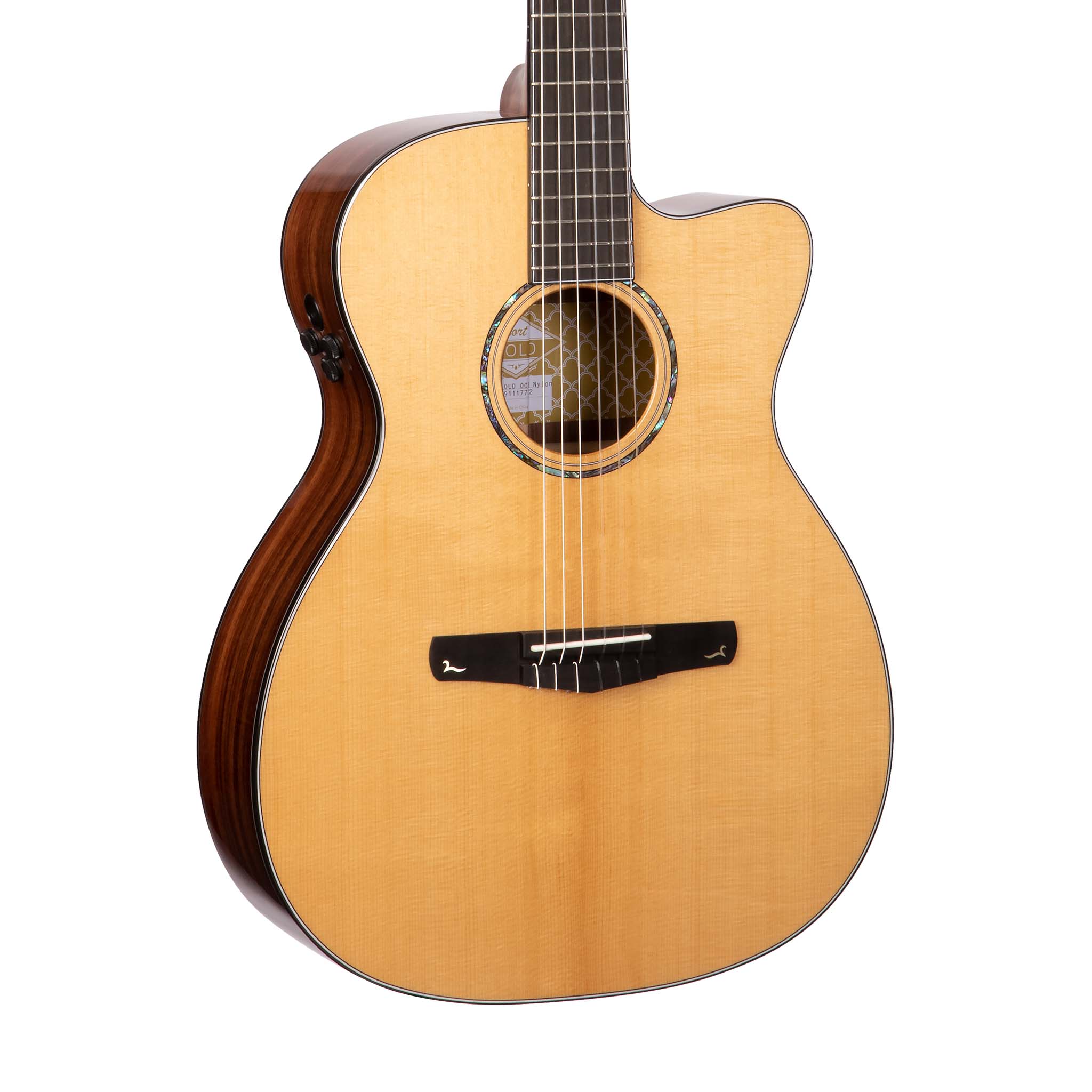 Cort Gold-OC8-NAT Nylon Acoustic Guitar w/Case, Natural - Image 2
