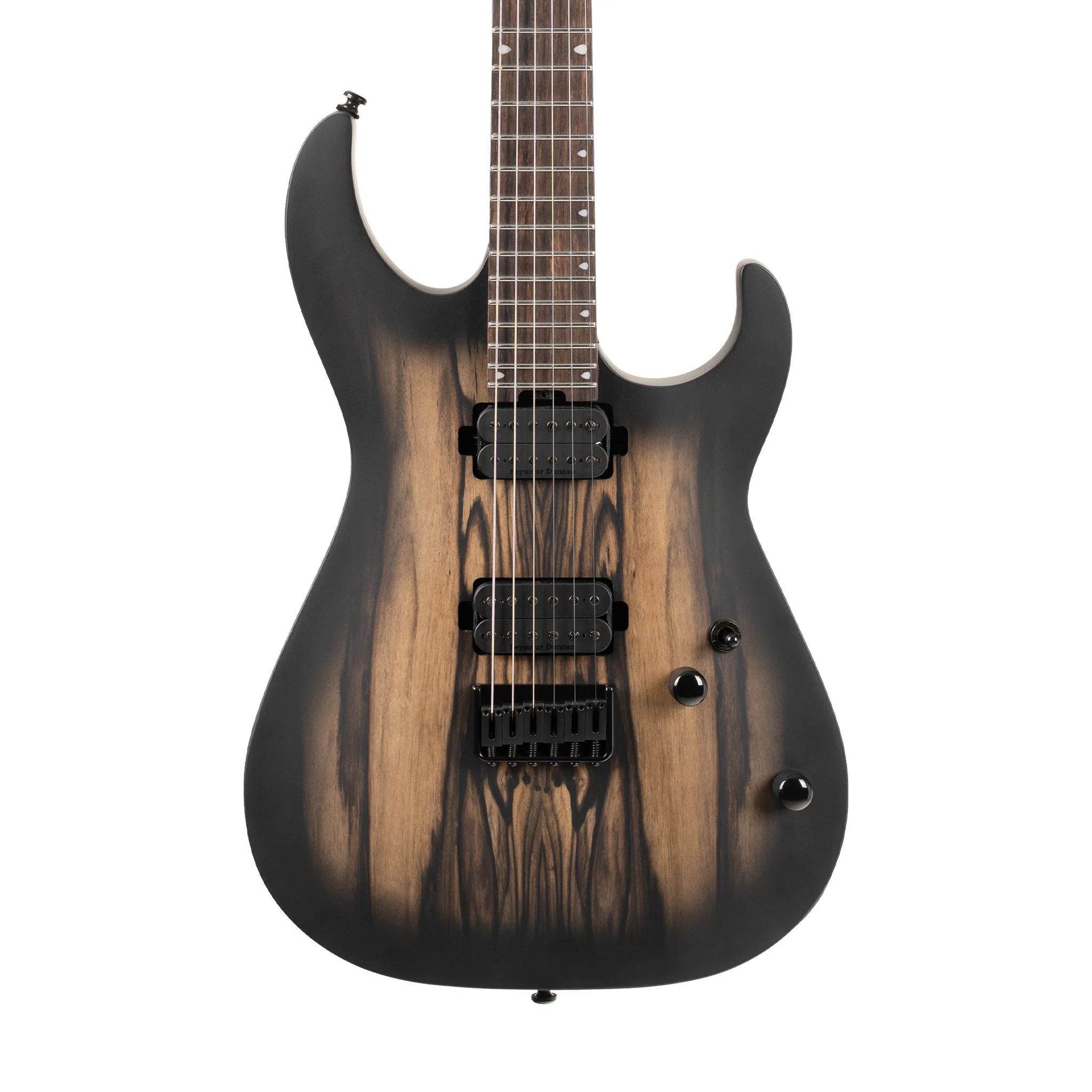 Cort KX500 Electric Guitar w/Pale Moon Ebony Top, Natural Black Burst - Image 3
