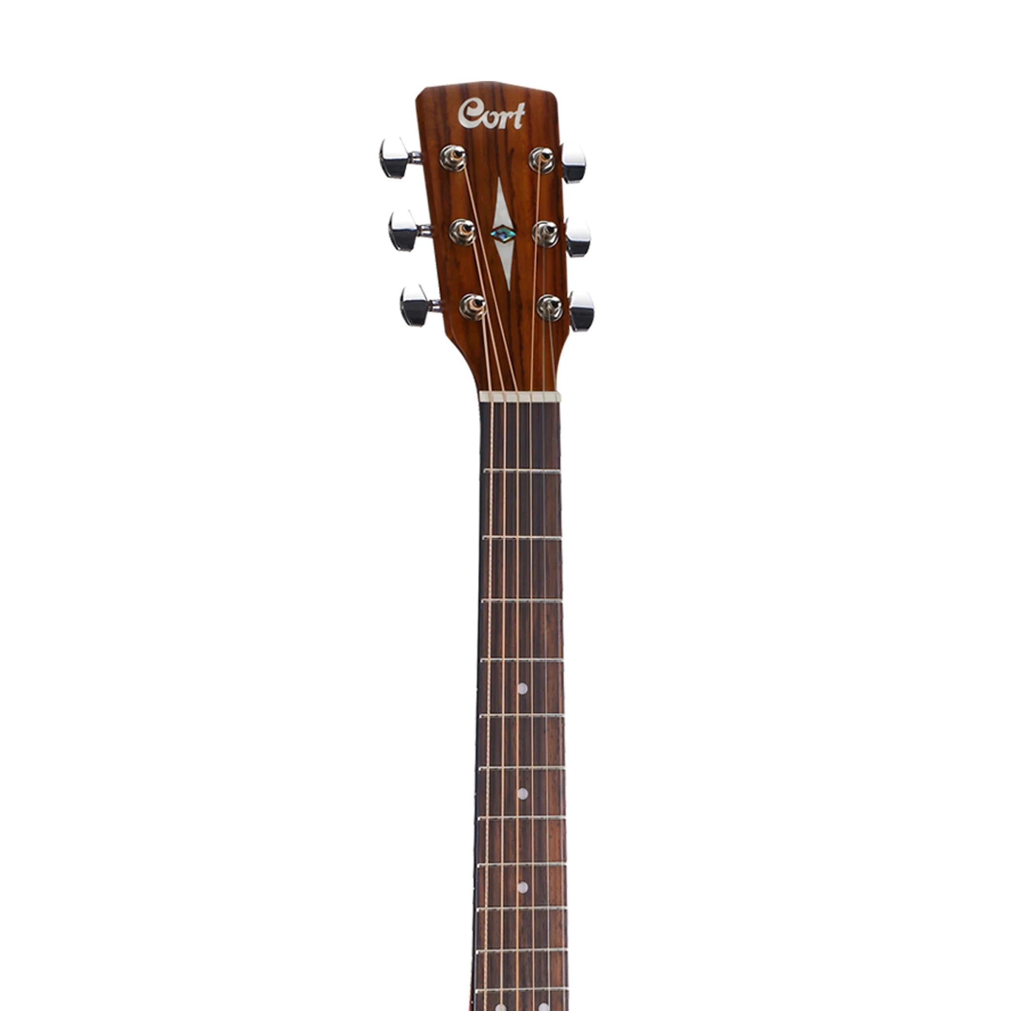 Cort MR500E-BR Acoustic Guitar, Brown Burst - Image 3