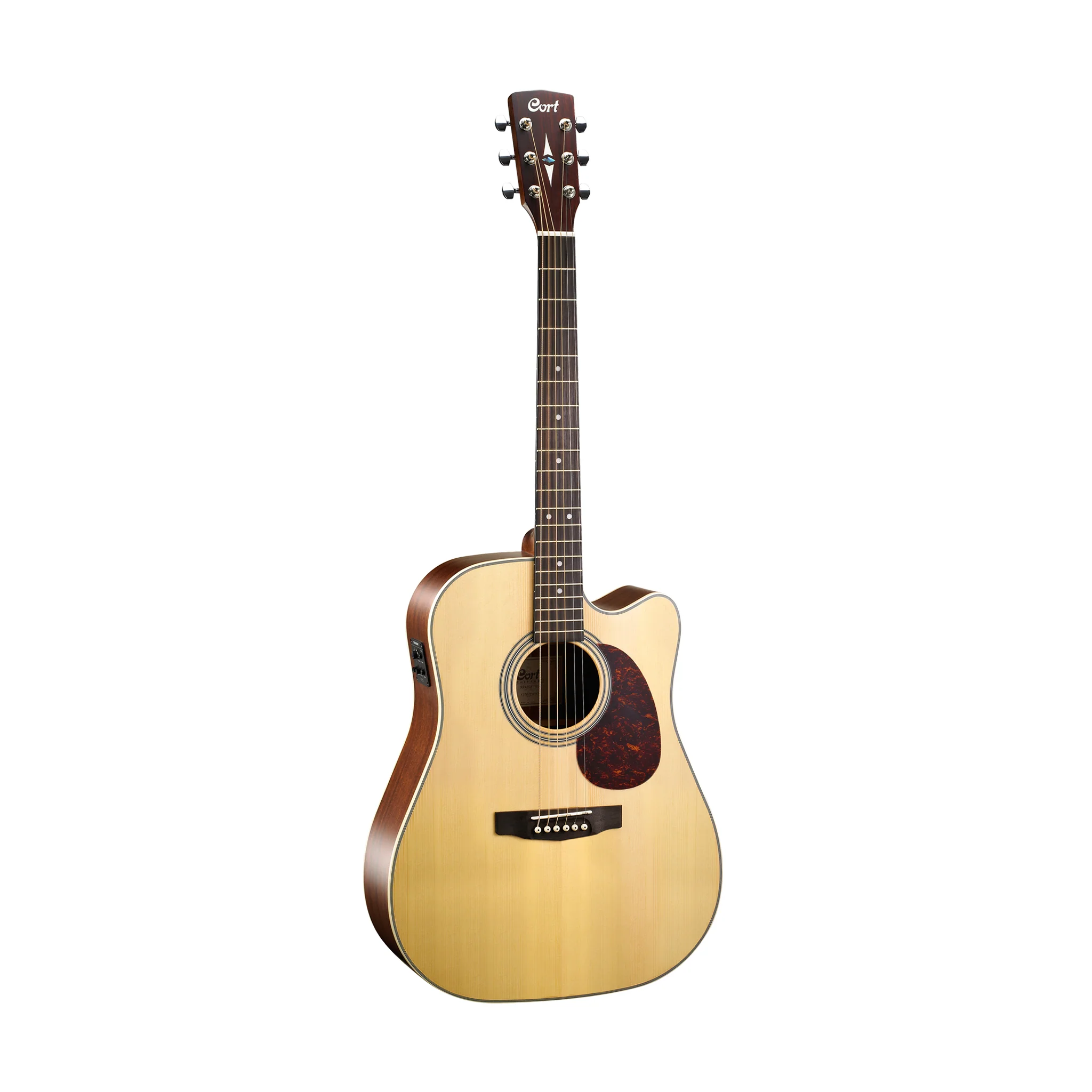 Cort MR600F-NS Acoustic Guitar, Natural Satin