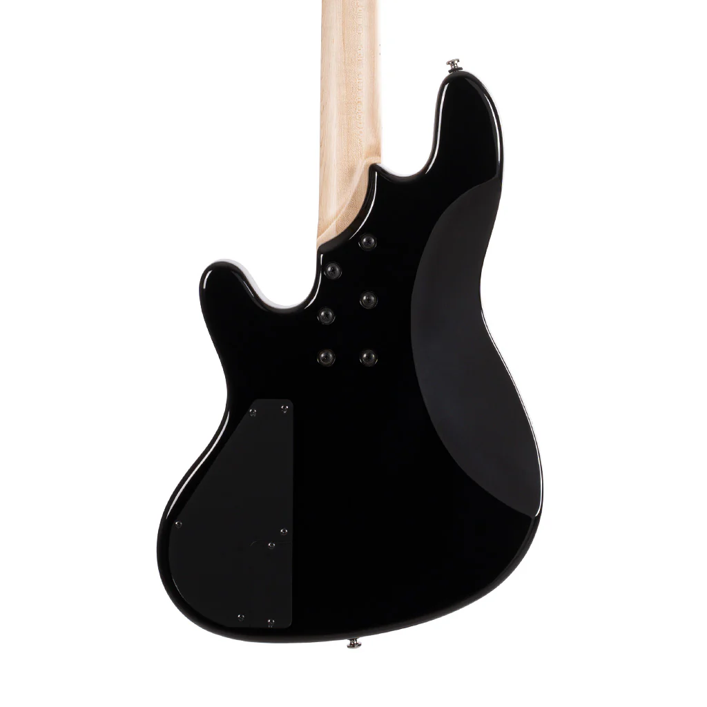 Cort NJS4-BK Rob Elrick Signature Bass Guitar w/Case, Black - Image 4