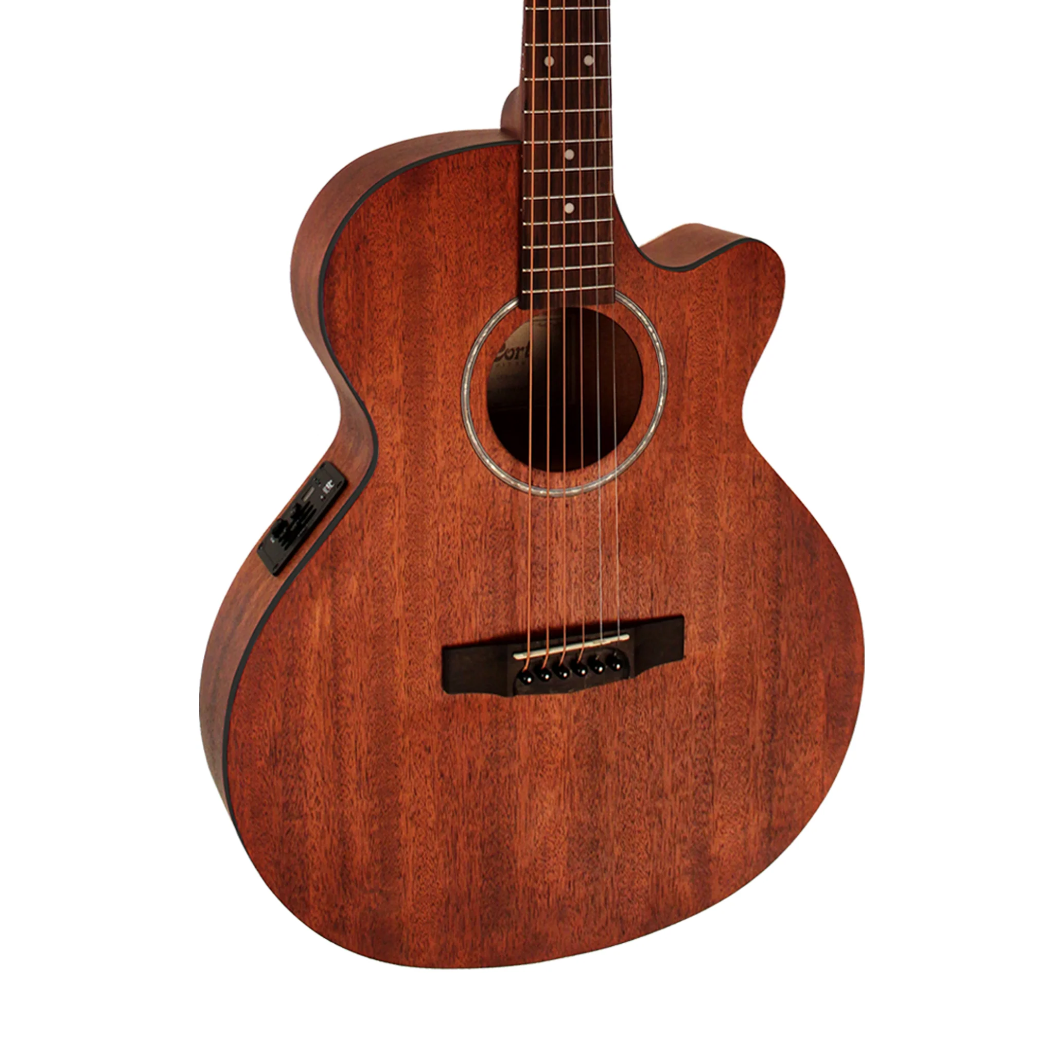 Cort SFX-MEM-OP Acoustic Guitar w/Bag, Open Pore - Image 2