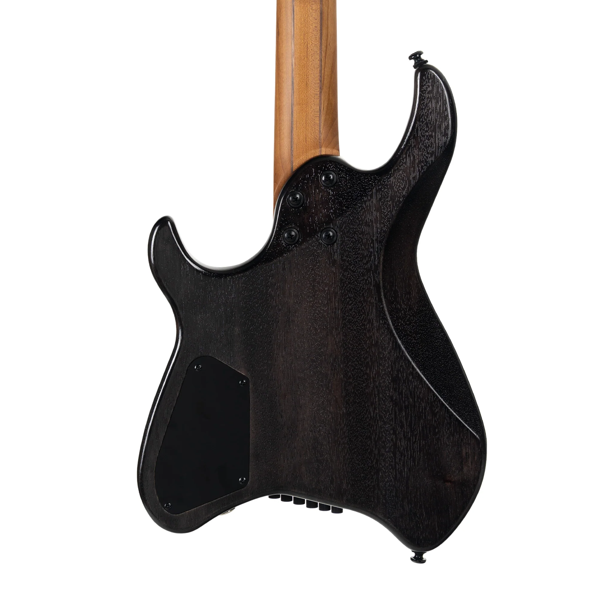 Cort Space G6MS Headless Electric Guitar w/Bag, Semi Gloss Trans Black - Image 4
