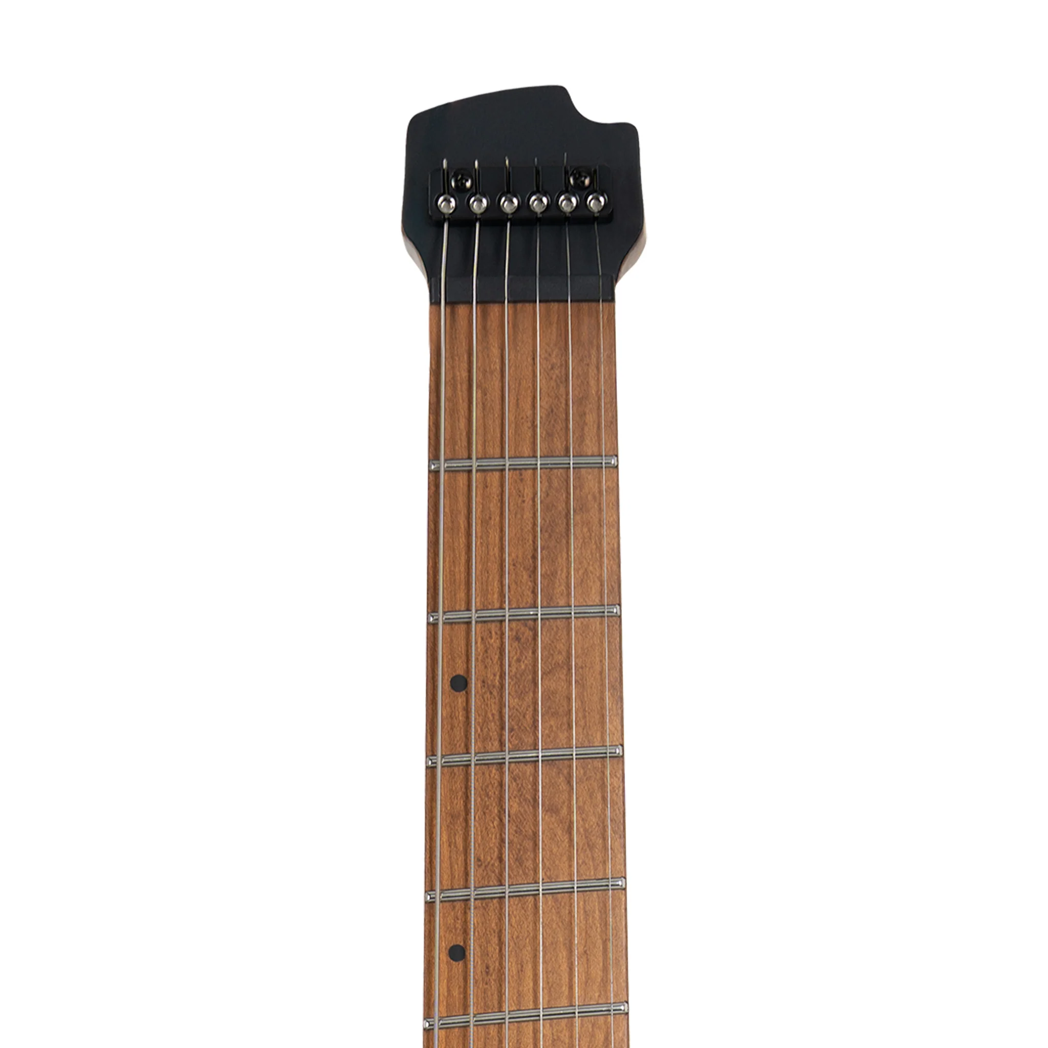 Cort Space G6MS Headless Electric Guitar w/Bag, Semi Gloss Trans Black - Image 5