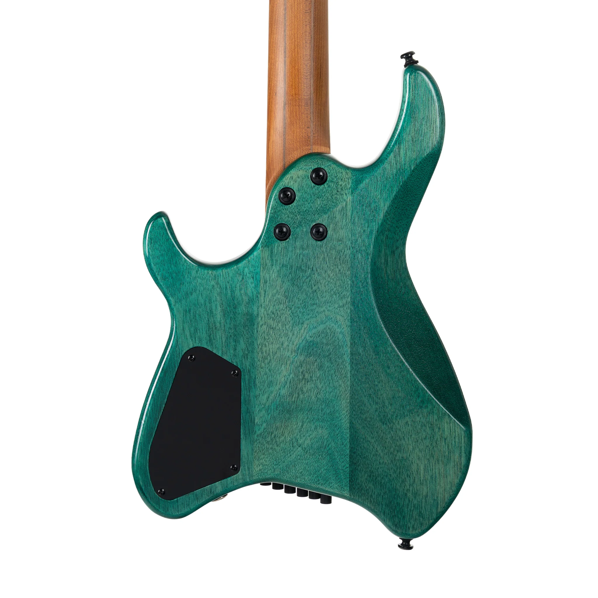 Cort Space G6MS Headless Electric Guitar w/Bag, Semi Gloss Turquoise - Image 4