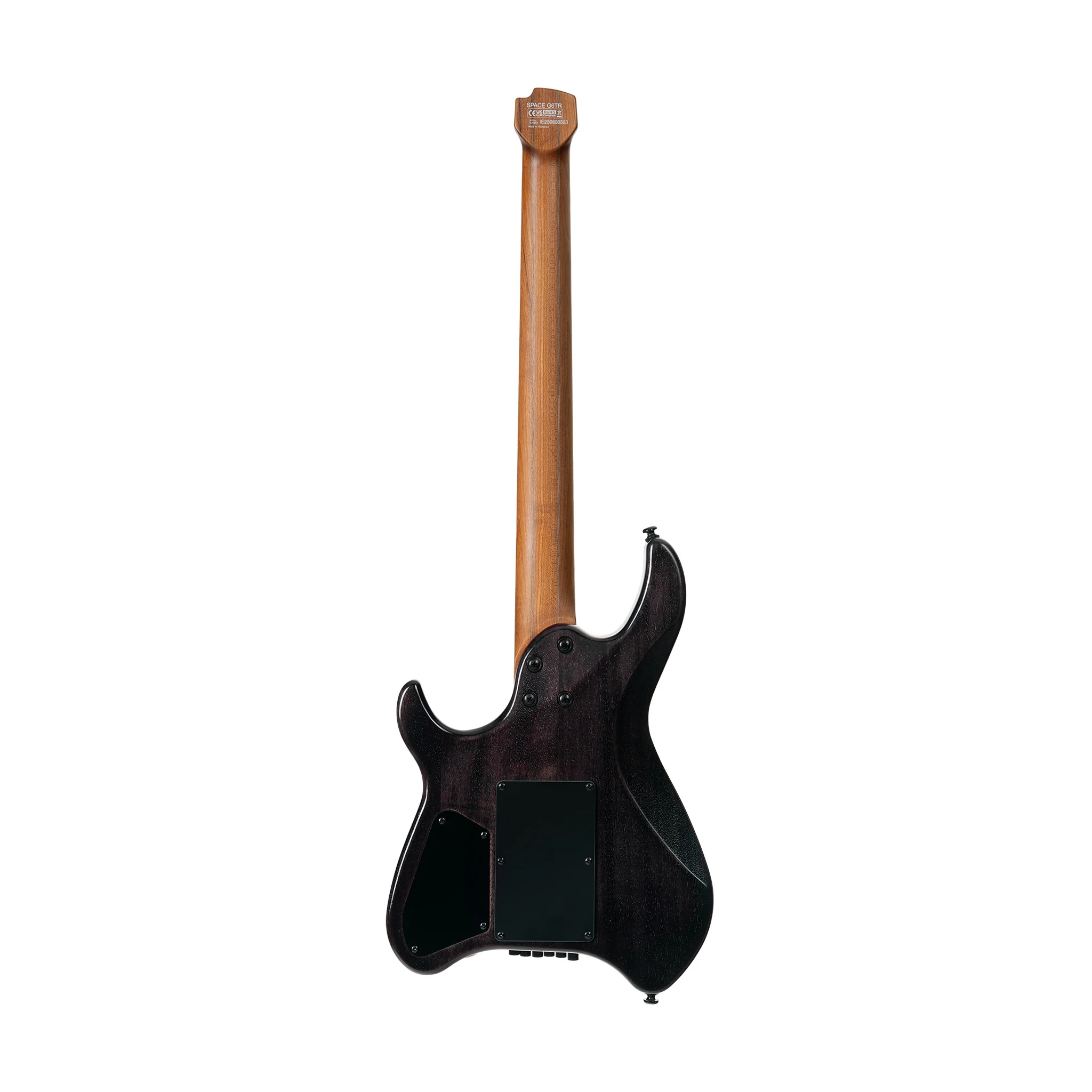 Cort Space G6TR Headless Electric Guitar w/Bag, Semi Gloss Lava - Image 2