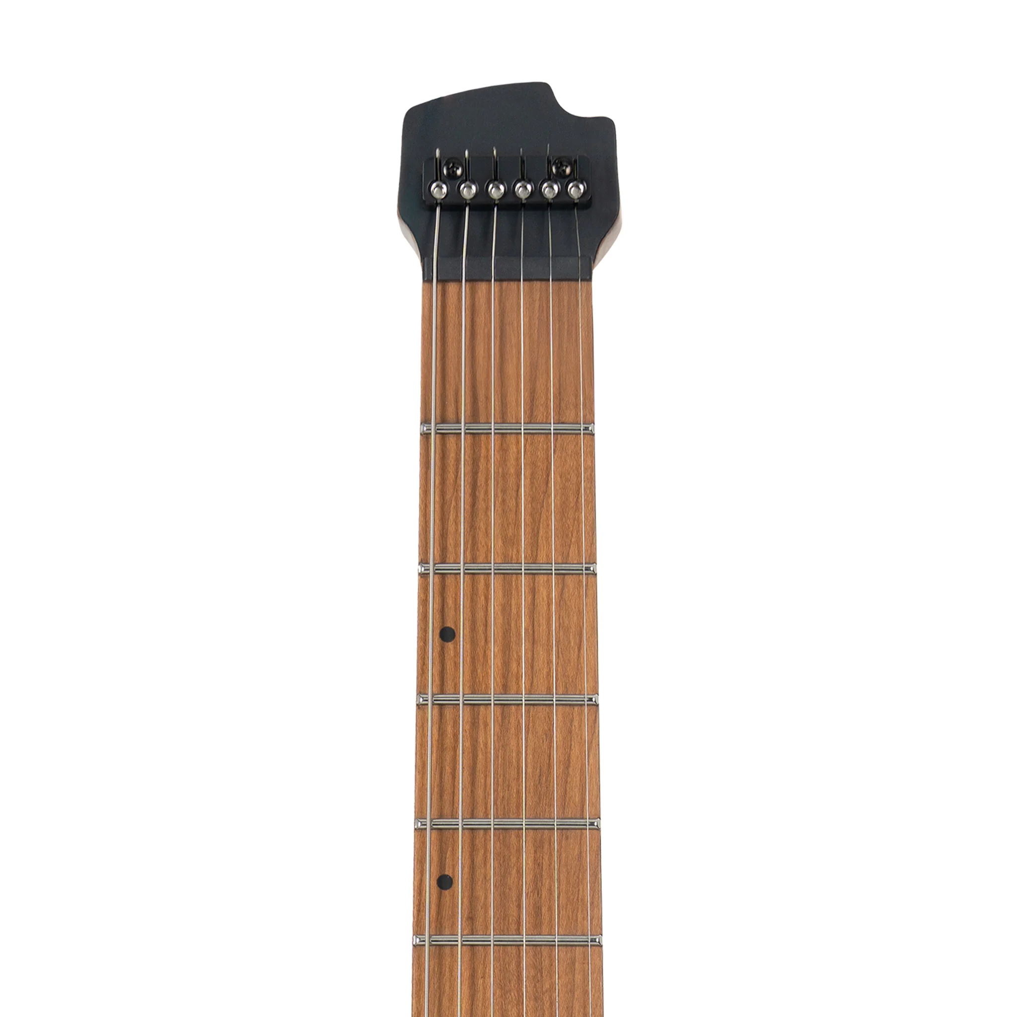 Cort Space G6TR Headless Electric Guitar w/Bag, Semi Gloss Lava - Image 5