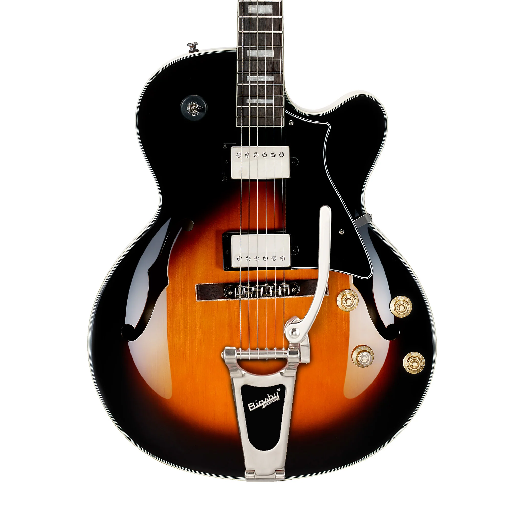 Cort Yorktown-BV TAB Electric Guitar w/Bag, Tobacco Burst - Image 2
