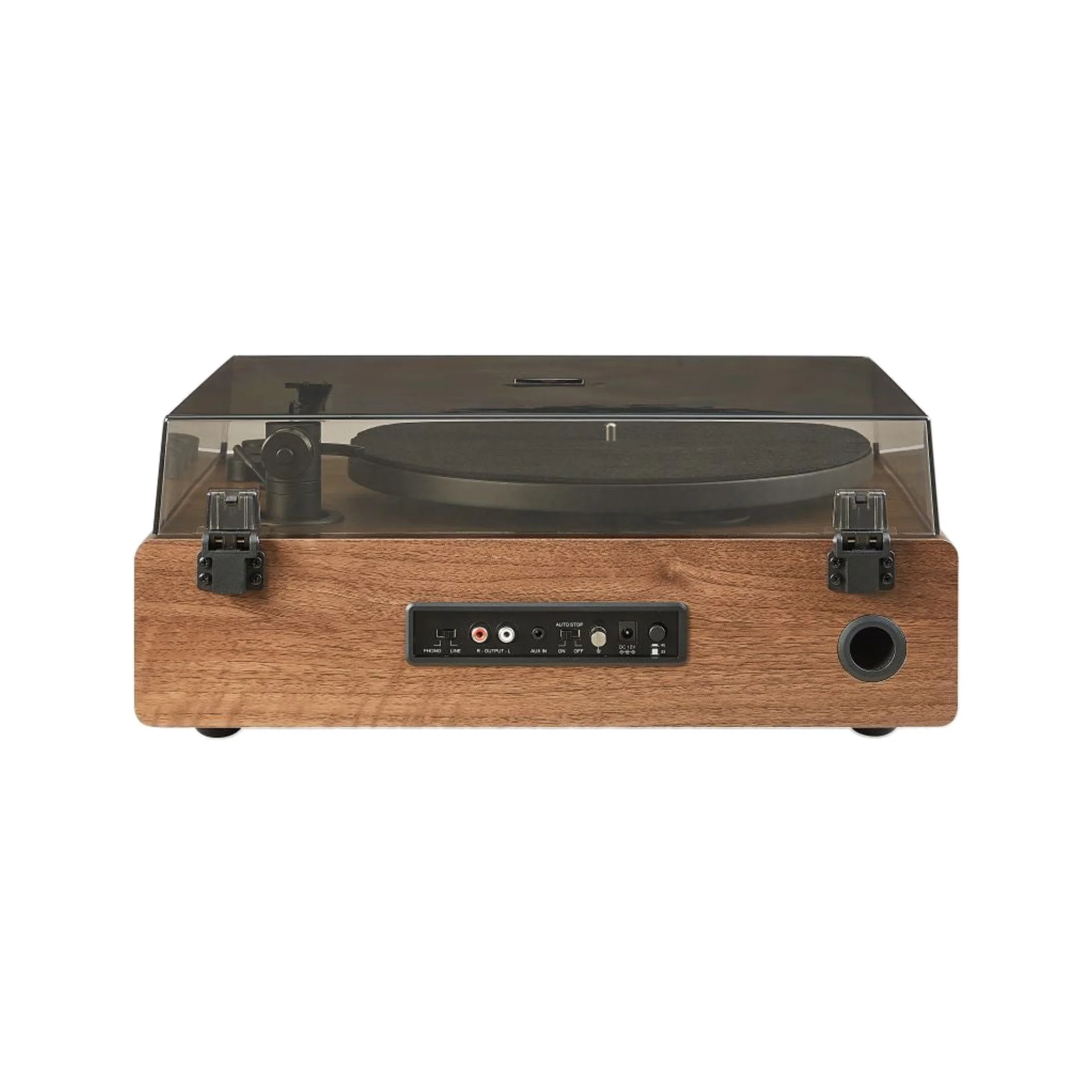 Crosley Stave 2-Speed Bluetooth Record Player Turntable, Walnut - Image 6