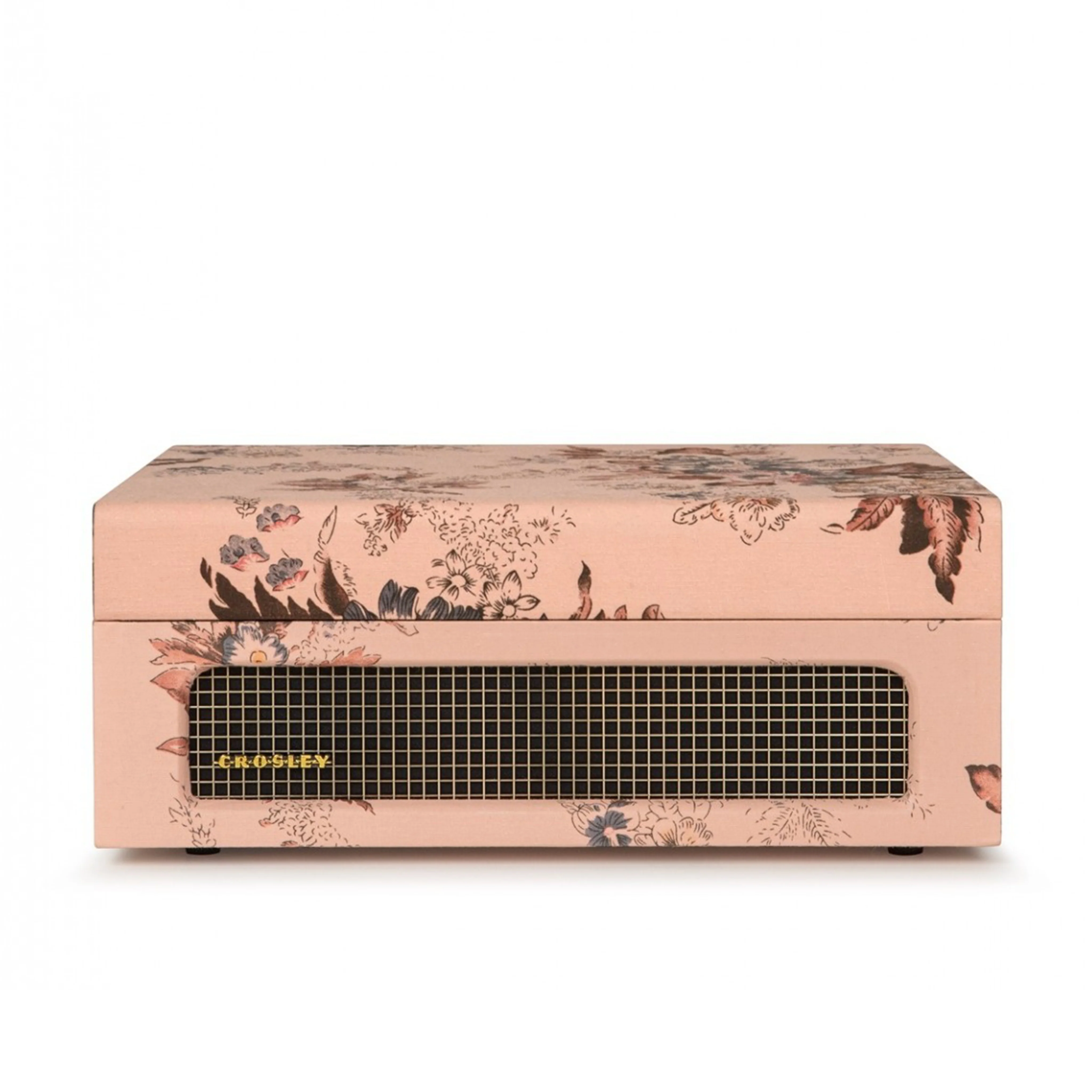 Crosley Voyager Portable Turntable, Floral - Image 4