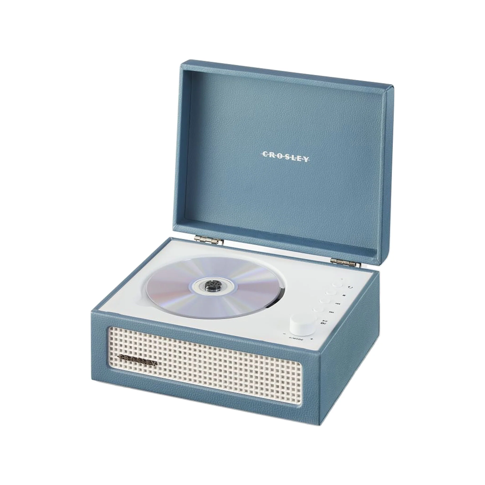 Crosley Voyager Retro Portable CD Player, Washed Blue - Image 10