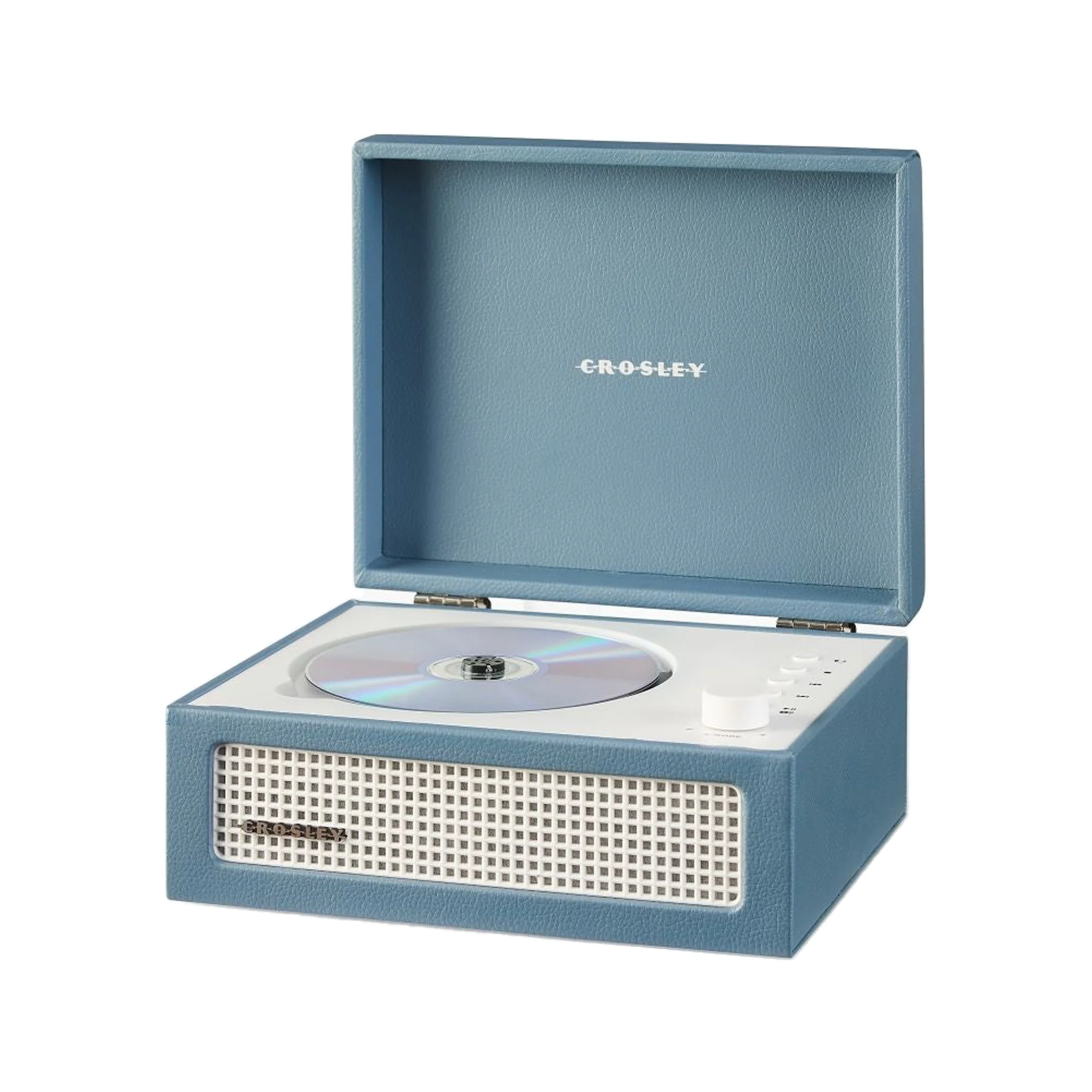 Crosley Voyager Retro Portable CD Player, Washed Blue - Image 2