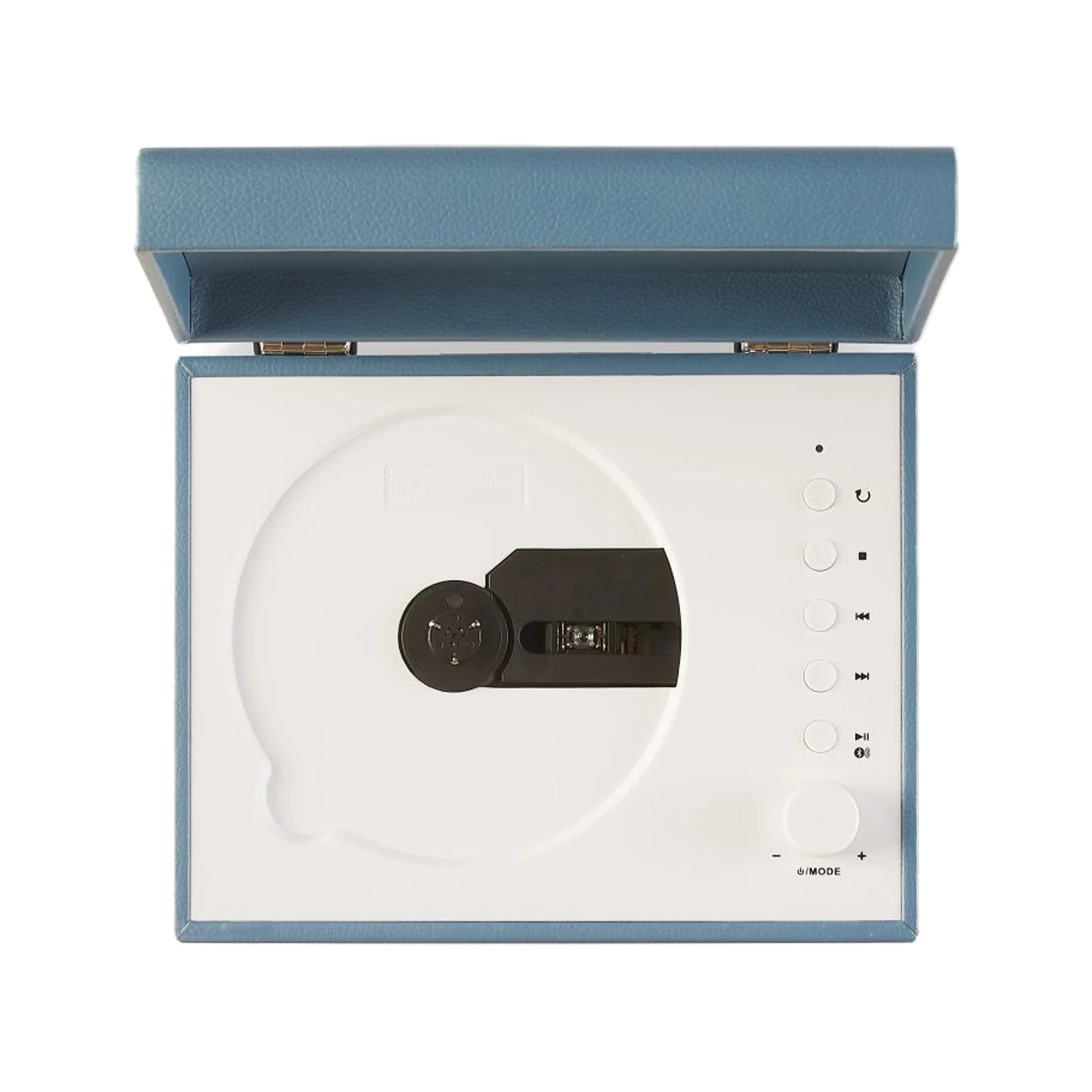 Crosley Voyager Retro Portable CD Player, Washed Blue - Image 6