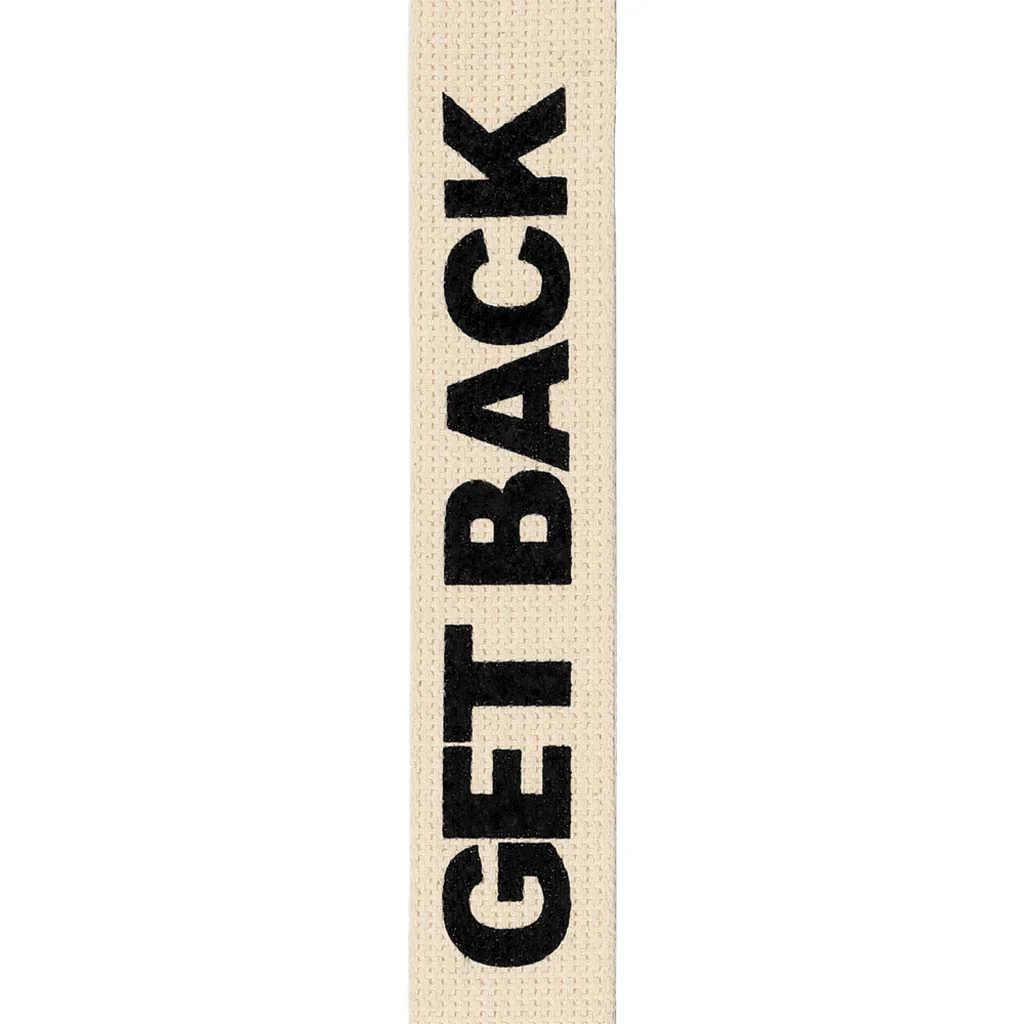 D'Addario 50mm Beatles Guitar Strap, Get Back Cotton - Image 2