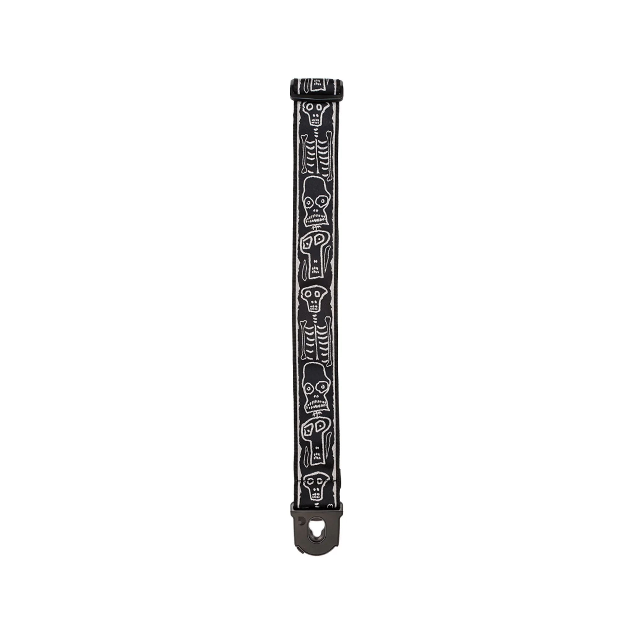 D'Addario 50PLJS01 50mm Joe Satriani Planet Lock Guitar Strap, Skull N Bones - Image 2
