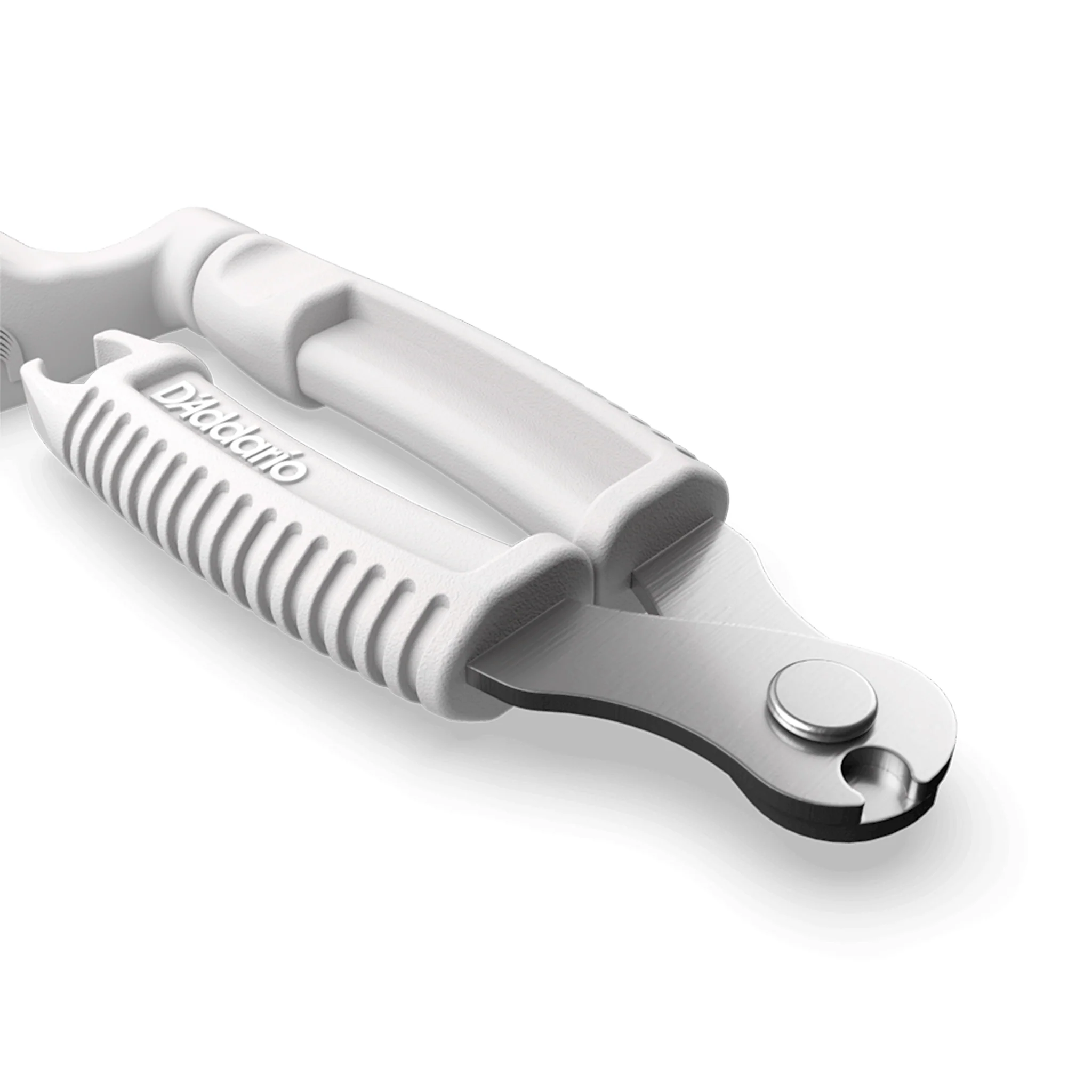 D'Addario DP0002 Guitar Pro-Winder String Winder and Cutter, White - Image 2