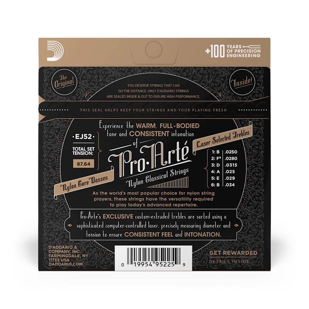 D'Addario EJ52 Pro-Arte Alto Guitar Strings, Normal Tension - Image 3