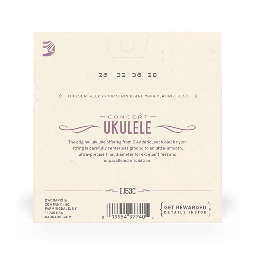 D'Addario EJ53C Pro-Arte Rectified Concert Ukulele Strings - Image 3