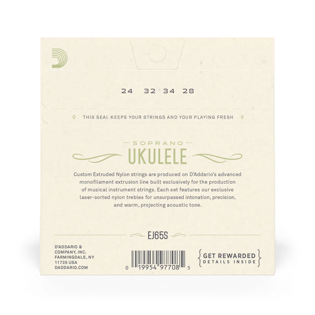 D'Addario EJ65S Soprano Ukulele Strings - Image 3