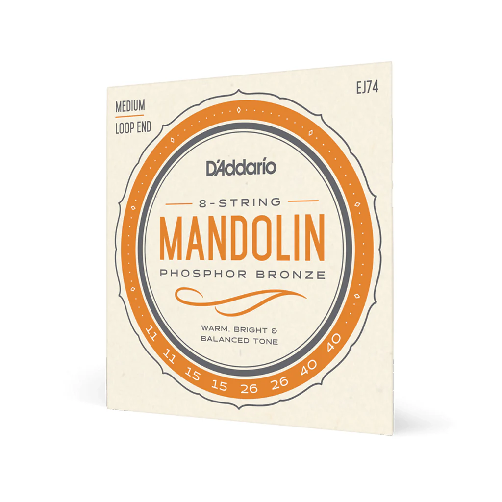 D'Addario EJ74 Phosphor Bronze Mandolin Strings, 011-040 - Image 2