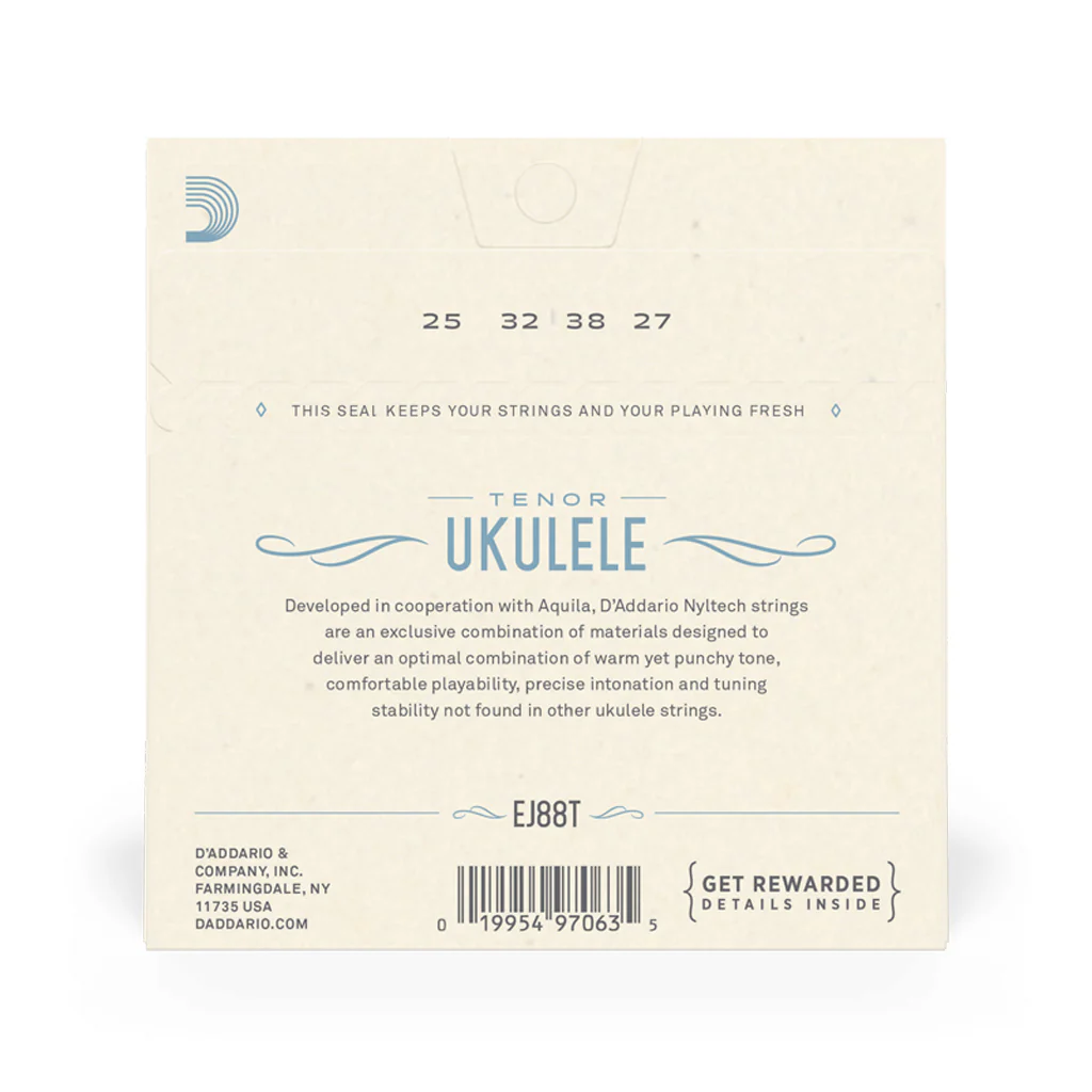 D'Addario EJ88T Nyltech Ukulele Strings, Tenor - Image 3
