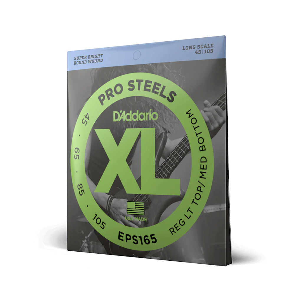 D'Addario EPS165 Prosteels Round Wound Bass Guitar Strings, Custom Light, 45-100, Long Scale - Image 2