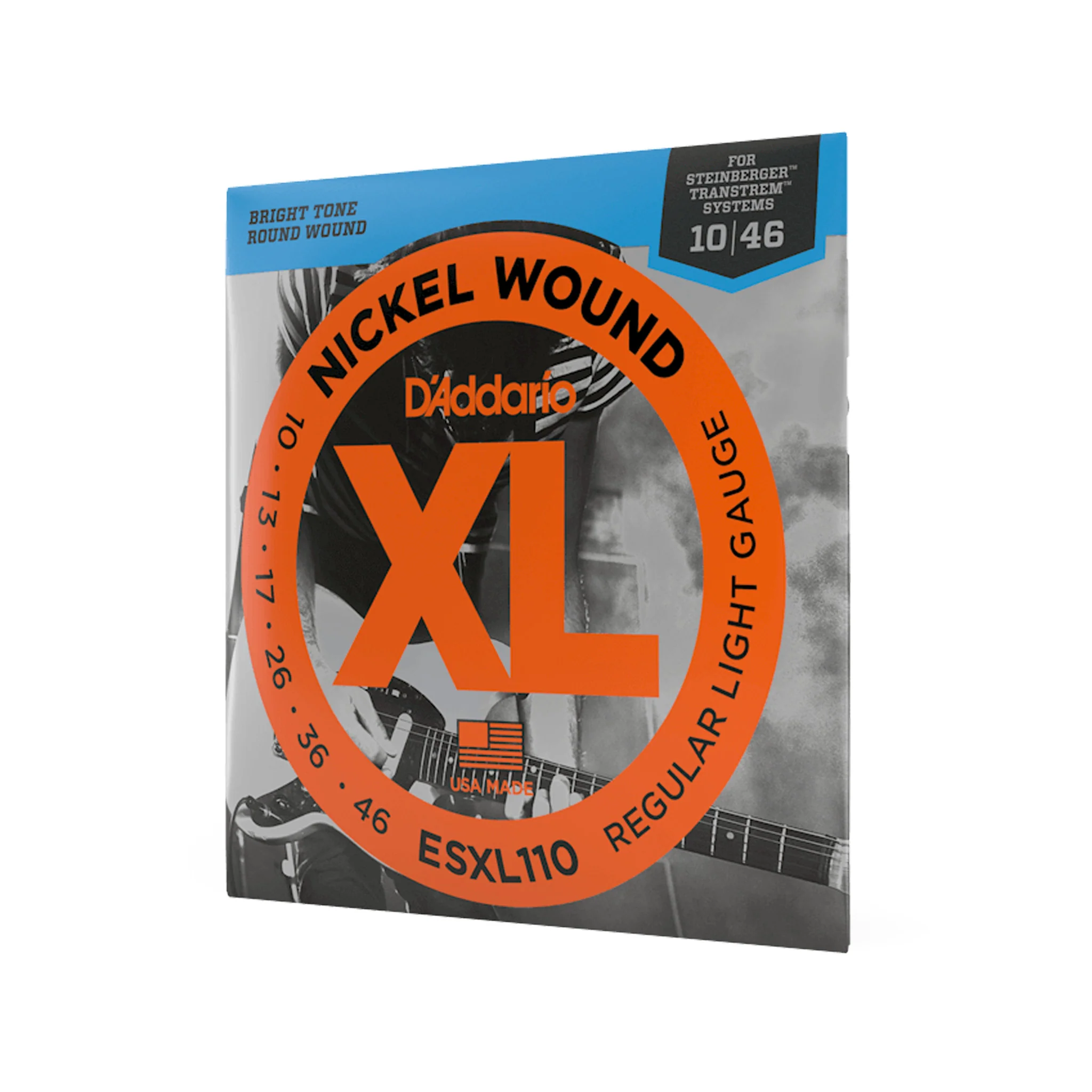 D'Addario ESXL110 Regular Light Double Ball End Electric Guitar Strings, 10-46 - Image 2