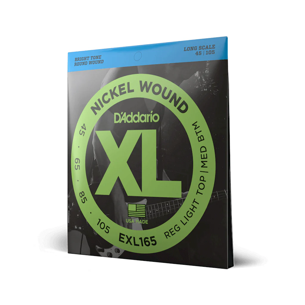 D'Addario EXL165 Nickel Wound Bass Guitar Strings, Custom Light, 45-105, Long Scale - Image 2