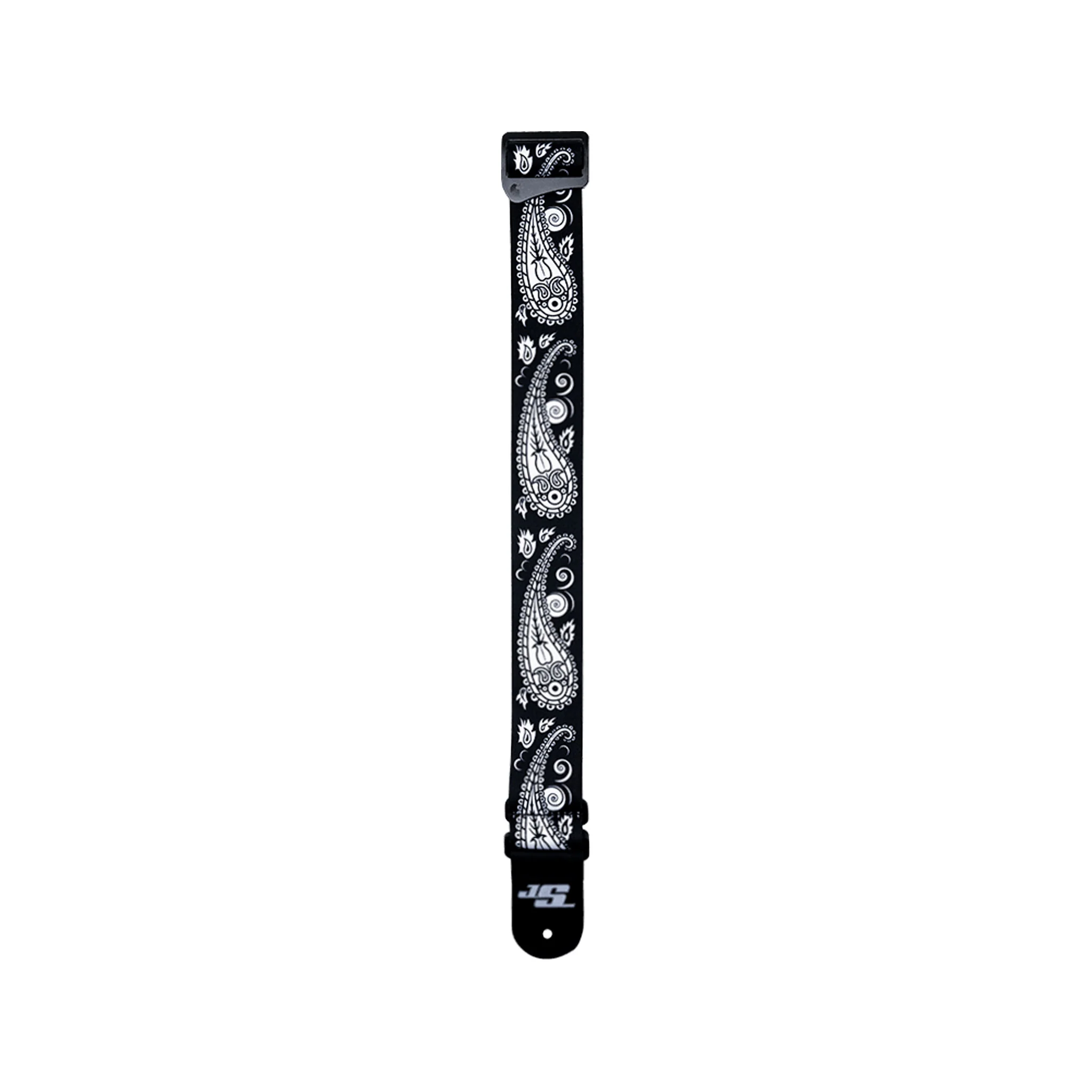 D'Addario Joe Satriani Polyester Swivel Guitar Strap, Black Paisley - Image 4