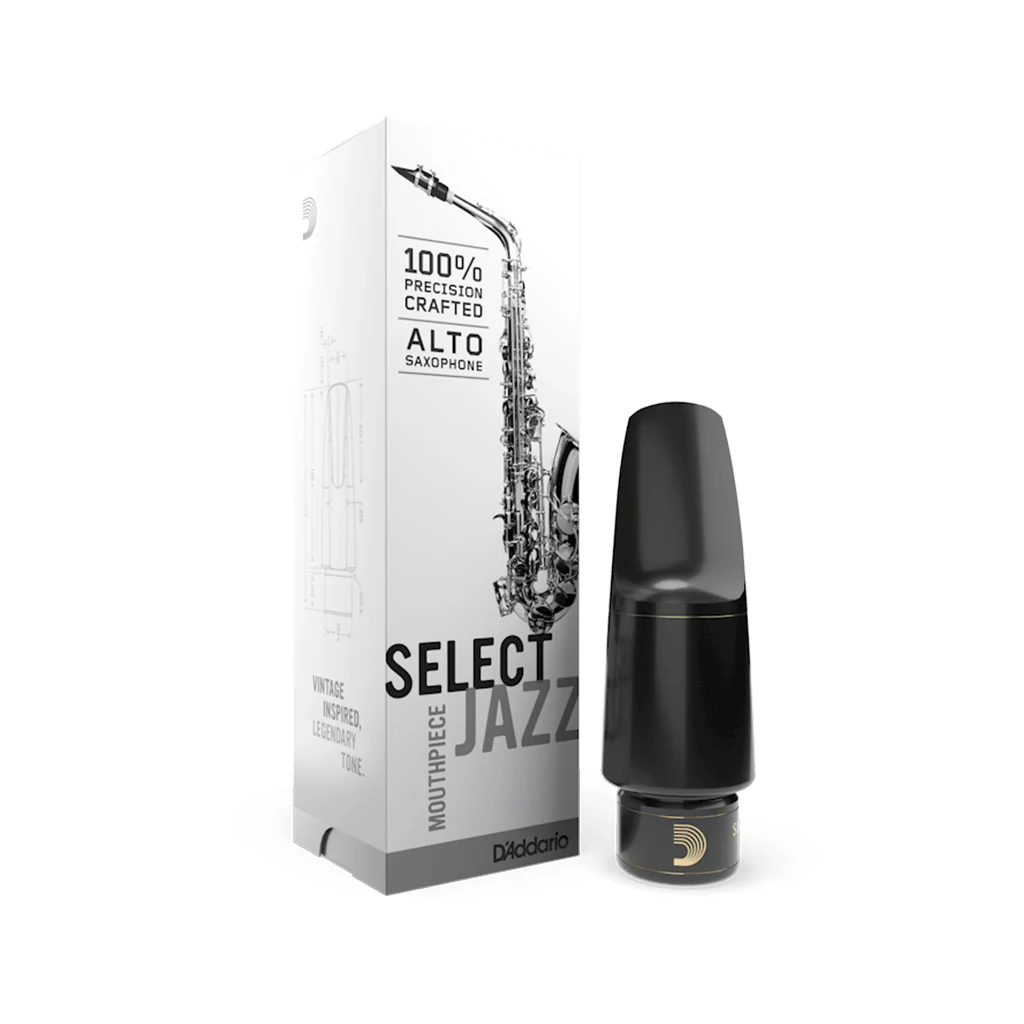 D'Addario MJS-D8M Select Jazz Alto Saxophone Mouthpiece, D8 Medium