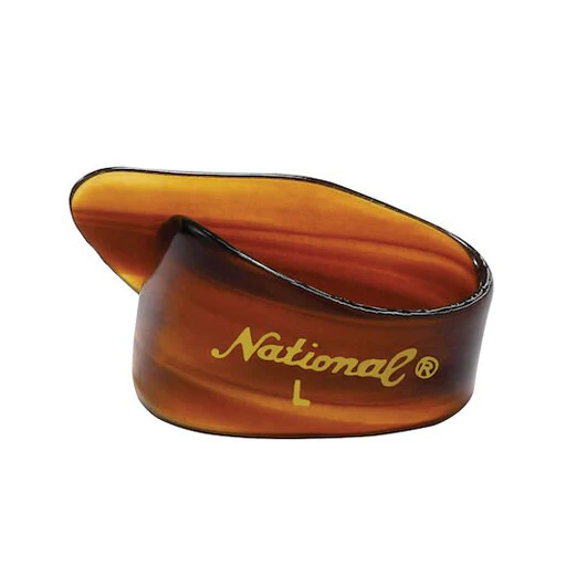 D'Addario NP8T-04 National Thumb Picks, Large Shell Celluloid, 4-Pack - Image 2