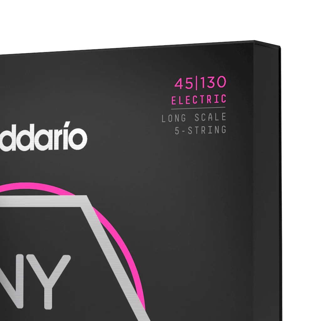 D'Addario NYXL45130 NYXL 5-String Bass Strings, Long Scale, Regular Light, 45-130 - Image 4