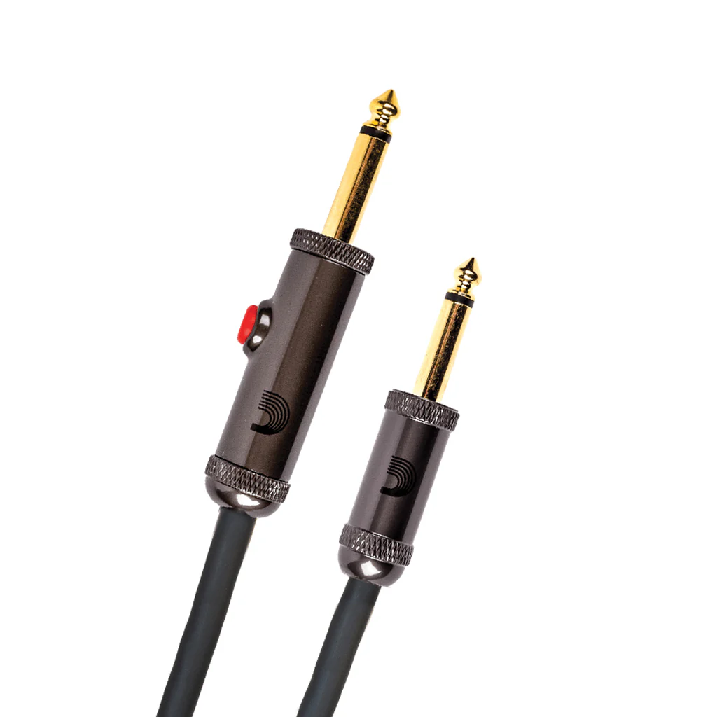 D'Addario PW-AGL-15 Circuit Breaker Latching Instrument Cable, Straight, 15ft