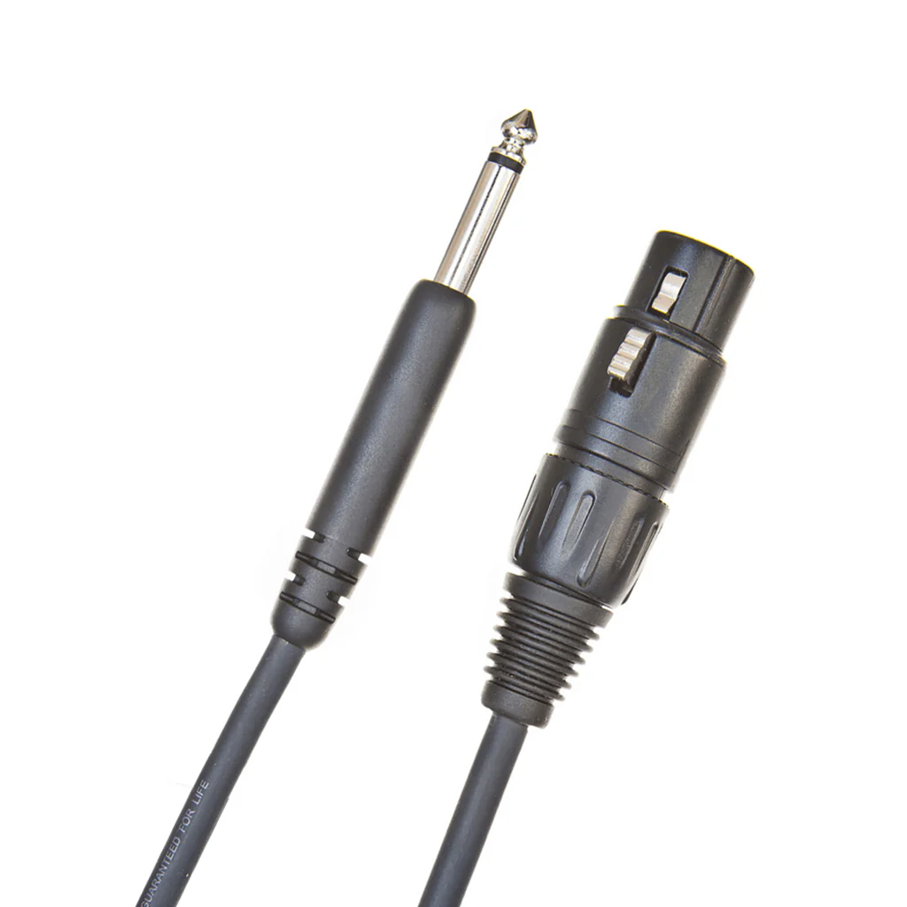 D'Addario PW-CGMIC-25 XLR Female to 1/4inch Microphone Cable, 25 feet - Image 2