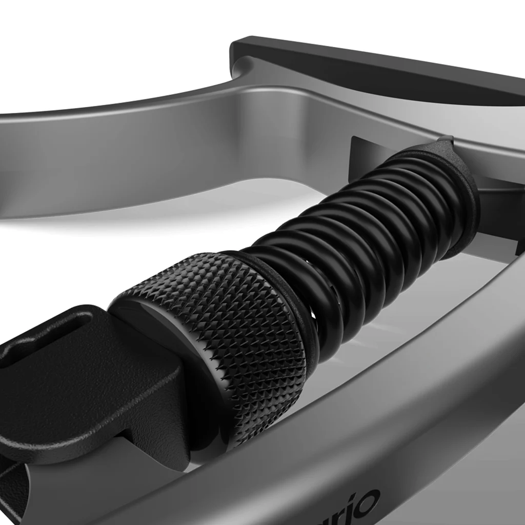D'Addario PW-CP-09 NS Tri-Action Capo, Silver - Image 2