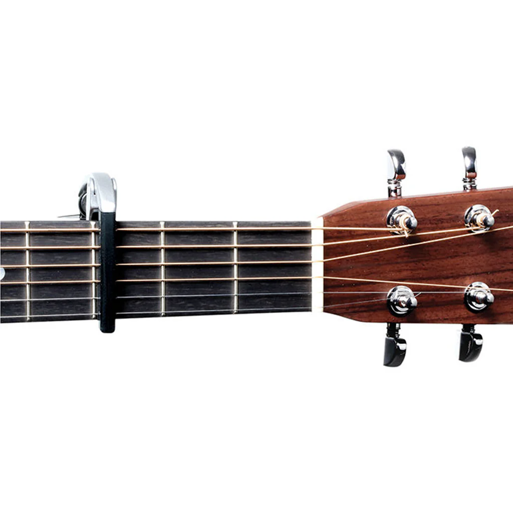 D'Addario PW-CP-09 NS Tri-Action Capo, Silver - Image 3