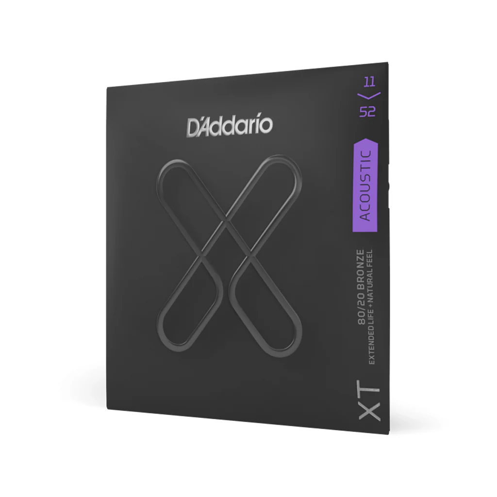 D'Addario XTABR1152 XT 80/20 Acoustic Guitar Strings, Custom Light, 11-52 - Image 2