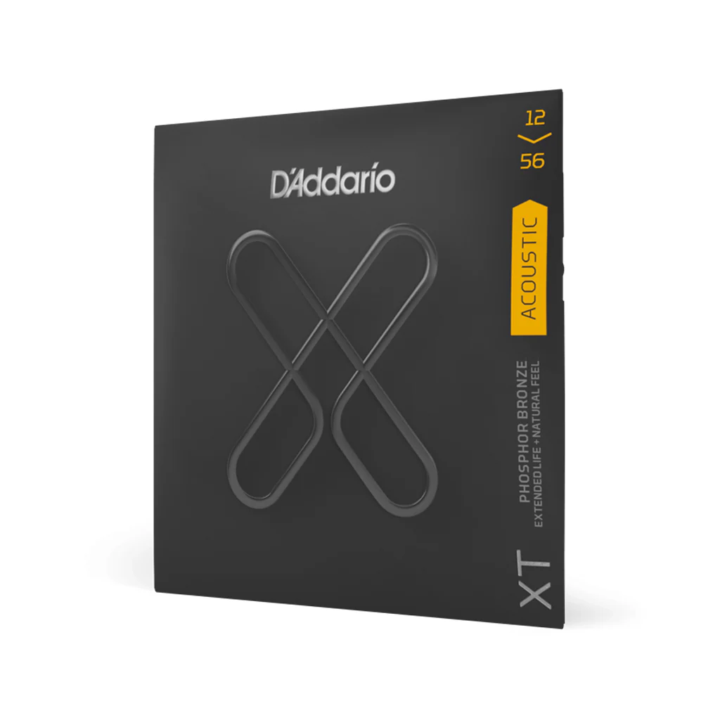 D'Addario XTAPB1256 XT Phosphor Bronze Acoustic Guitar Strings, Light/Medium Bottom, 12-56 - Image 2