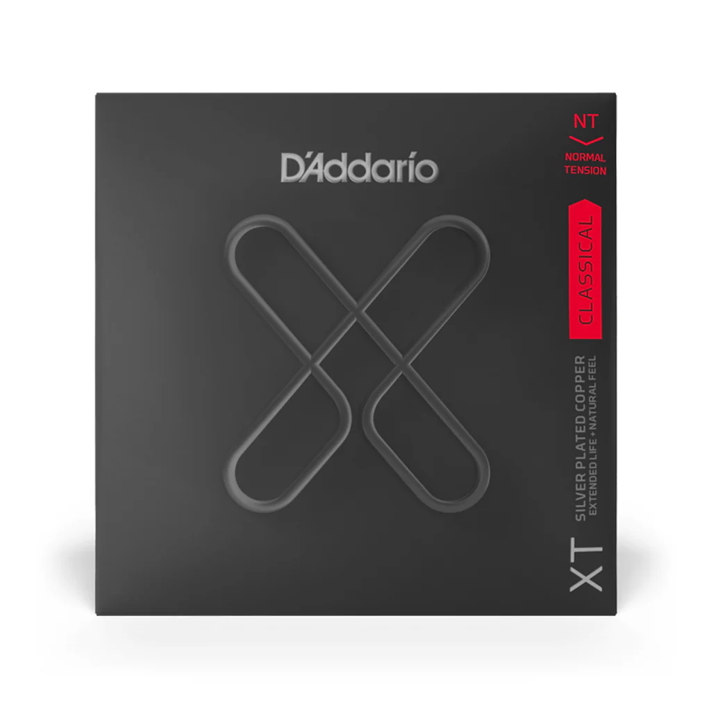 D'Addario XTC45 XT Classical Silver Plated Classical Guitar Strings, Normal Tension