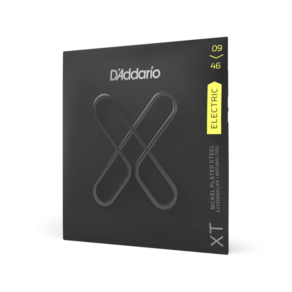 D'Addario XTE0946 XT Nickel Plated Steel Electric Guitar Strings, Super Light Top/Regular Bottom, 09-46 - Image 2