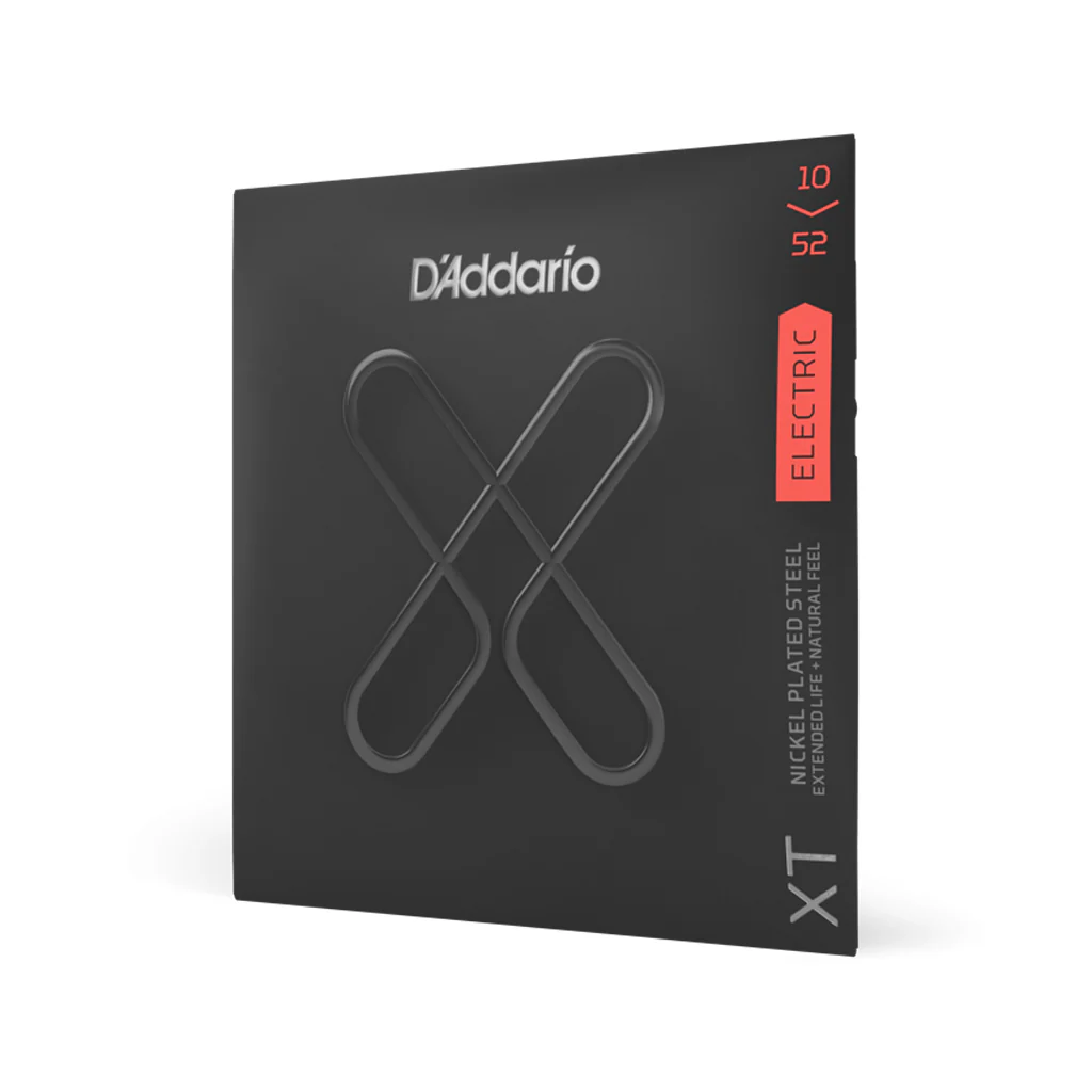 D'Addario XTE1052 XT Nickel Plated Steel Electric Guitar Strings, Light Top/Heavy Bottom, 10-52 - Image 2