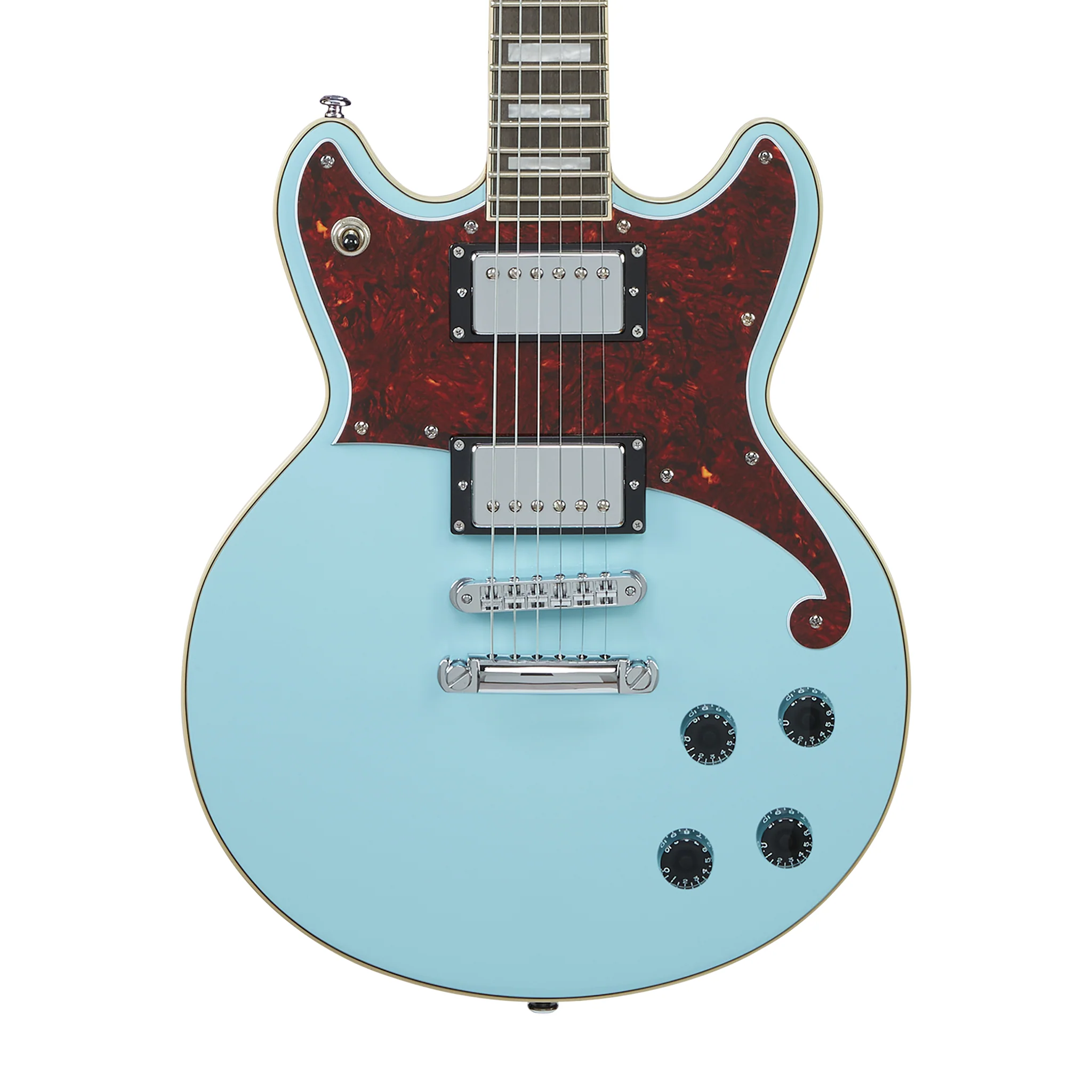 D'Angelico Premier Brighton Electric Guitar, Sky Blue - Image 3