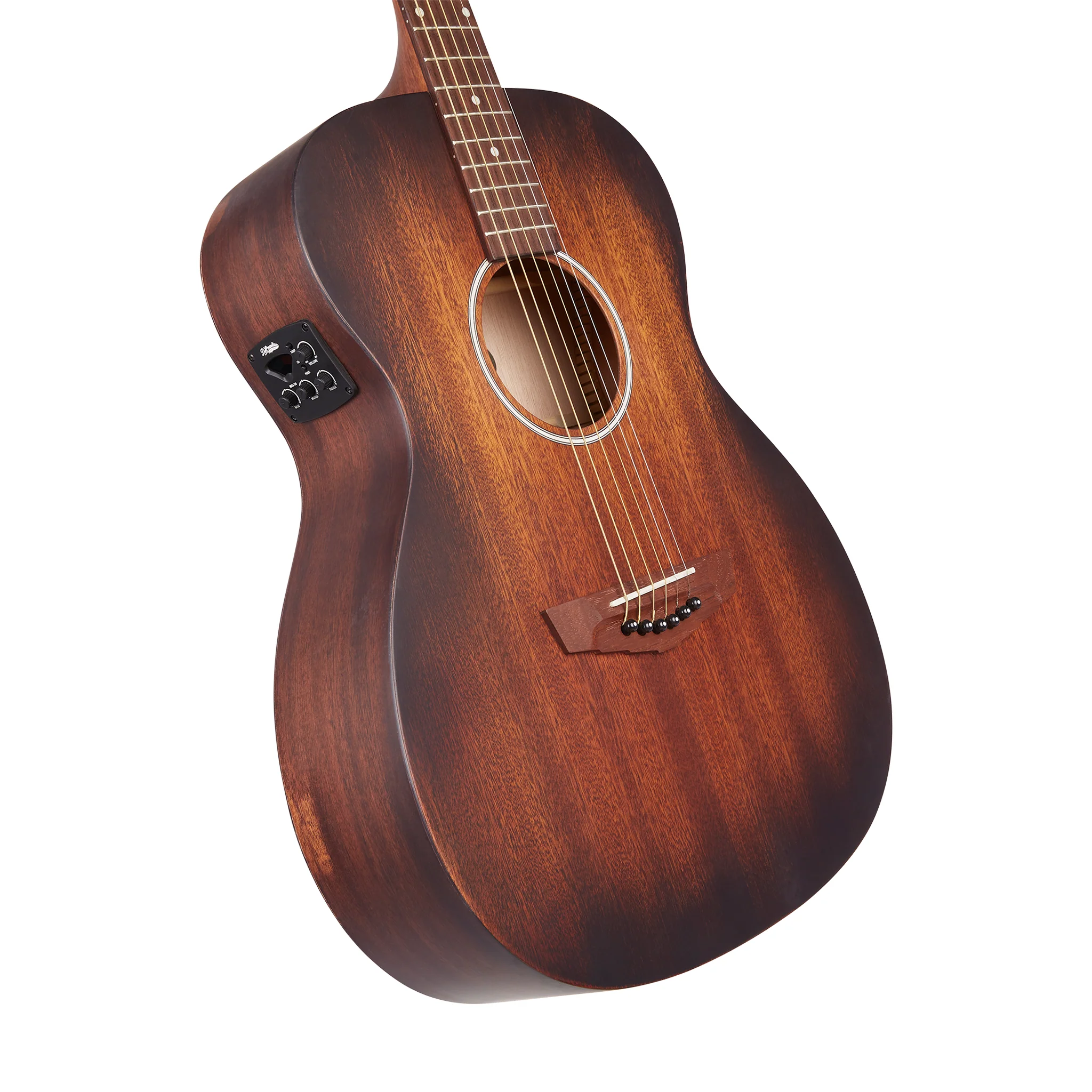 D'Angelico Premier Tammany LS Orchestra Acoustic Guitar, Aged Mahogany - Image 4